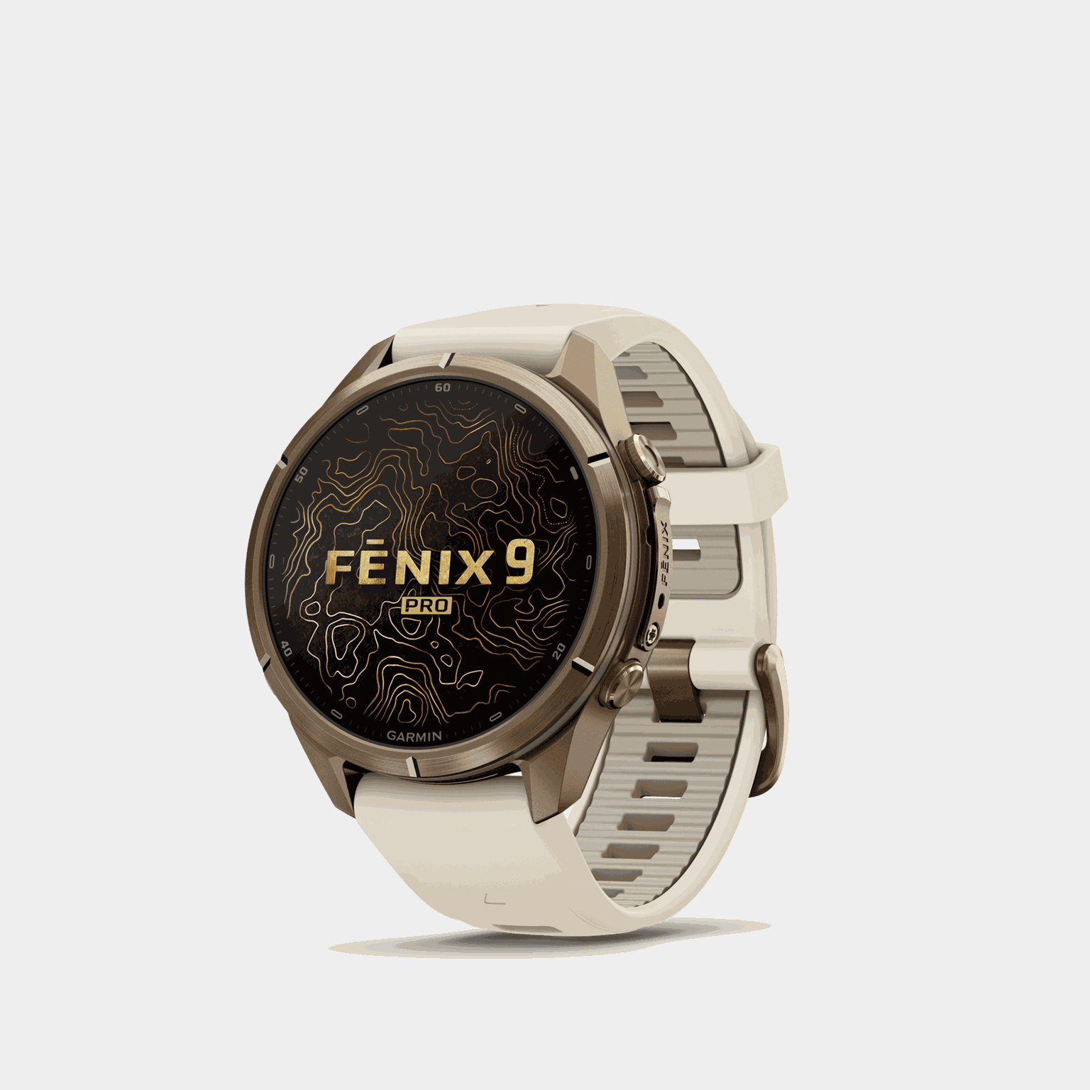 fenix 9 Pro 43mm Titanium, smartklokke - full image 1