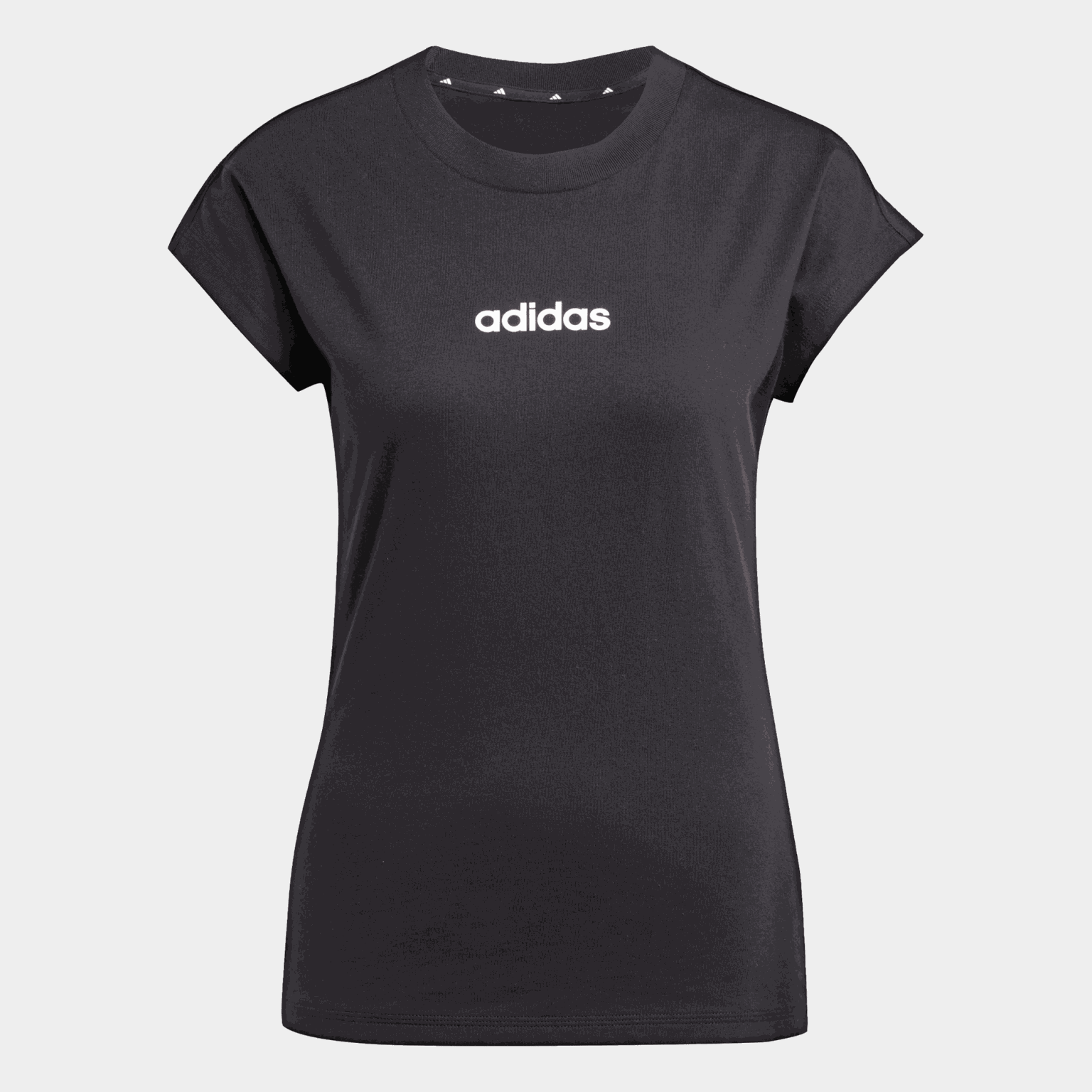 Essentials Linear Cotton T-Shirt, t-skjorte, dame - full image 1