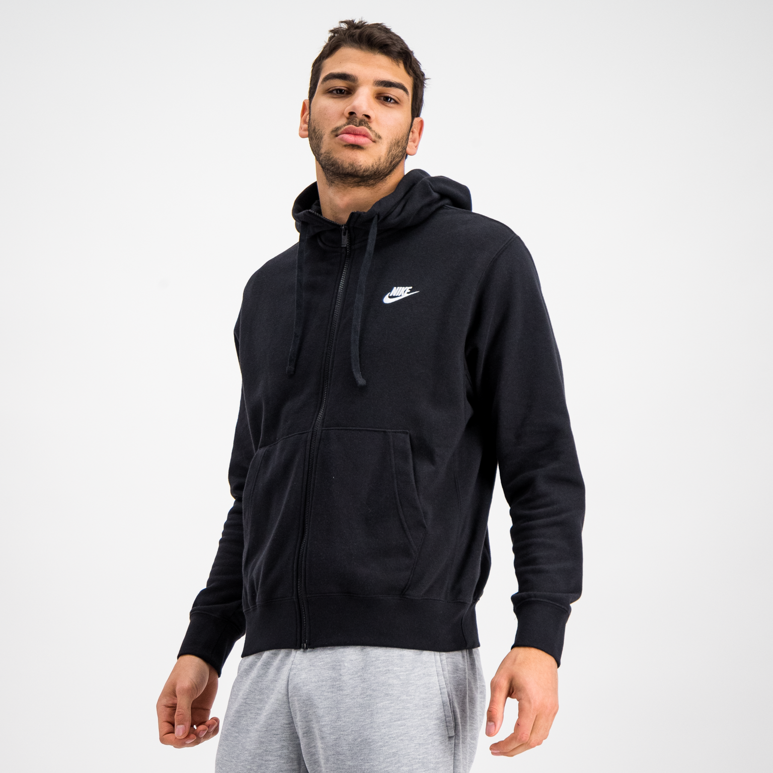 Club Hoodie Full Zip, hettejakke herre - full image 1
