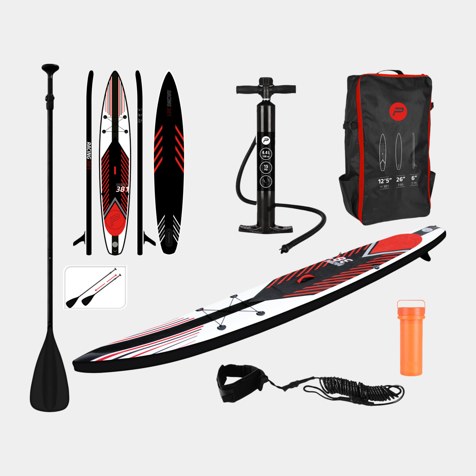 Sup Racing Complete Package, padlebrett pakke - full image 1