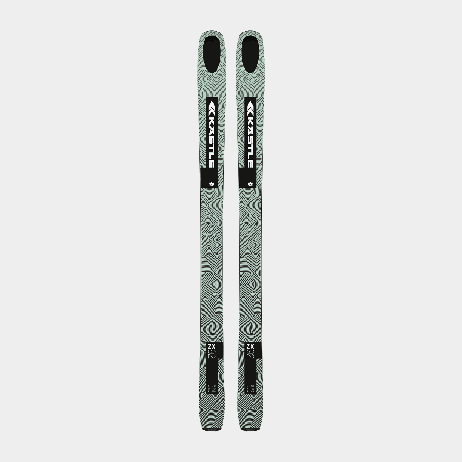 Touring Skis ZX92 24/25, allmountainski - Allmountainski - Grønn | XXL