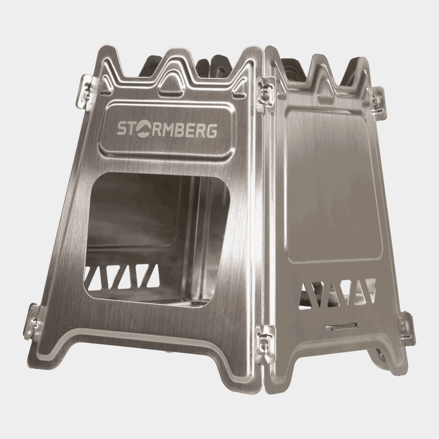 Stainless Steel Wood Stove, kvistbrenner - full image 2