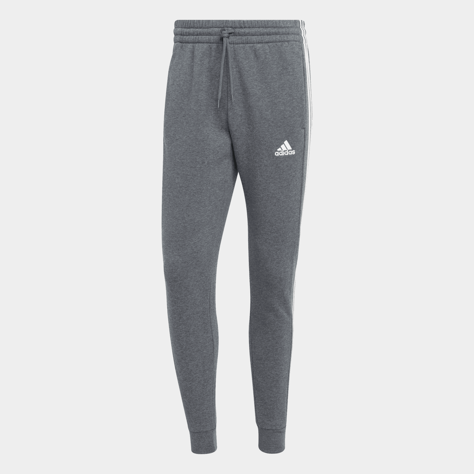 Essentials Fleece 3-Stripes Tapered Cuff, joggebukse - full image 1