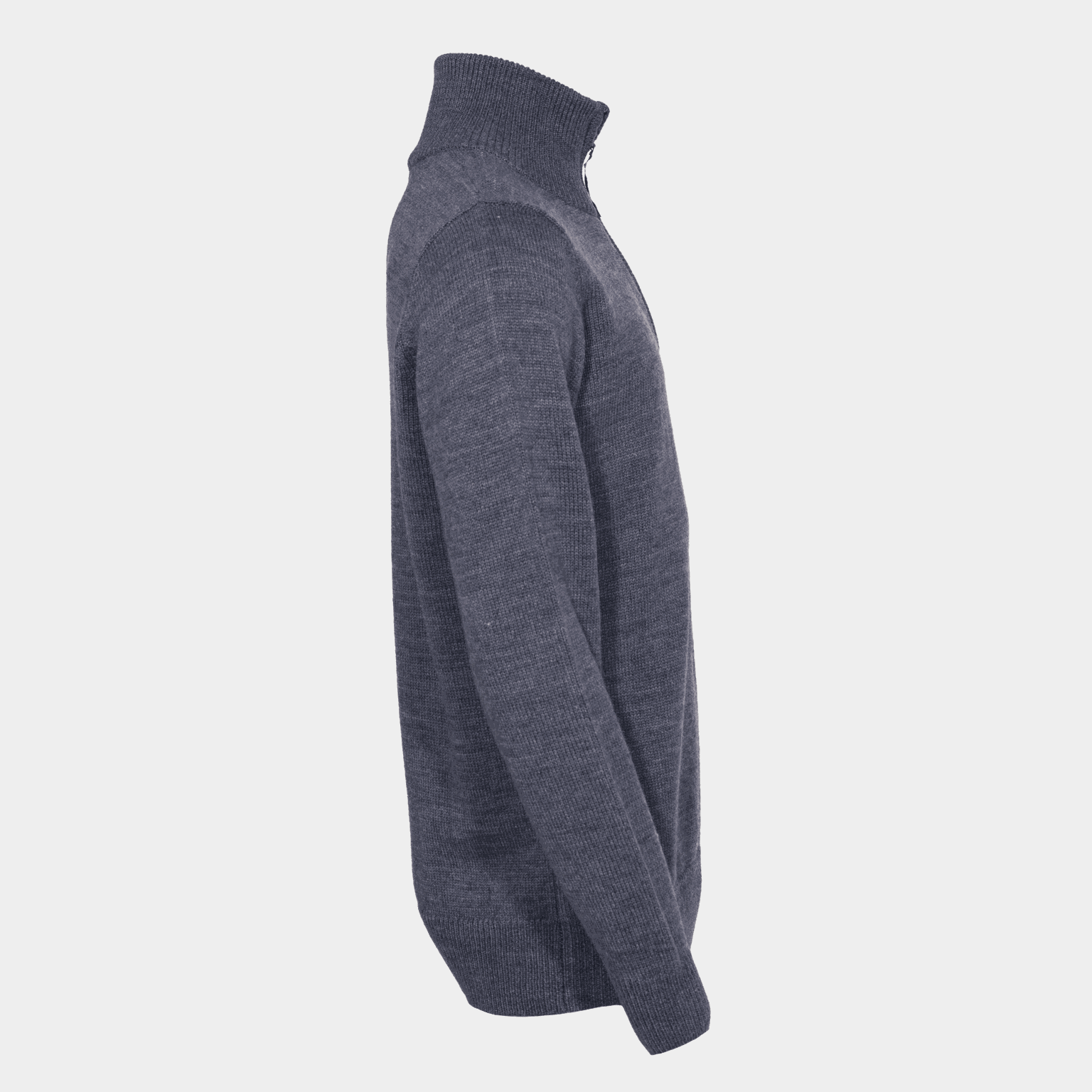 Nordfjord Half Zip Knitted Sweater, ullgenser - full image 2
