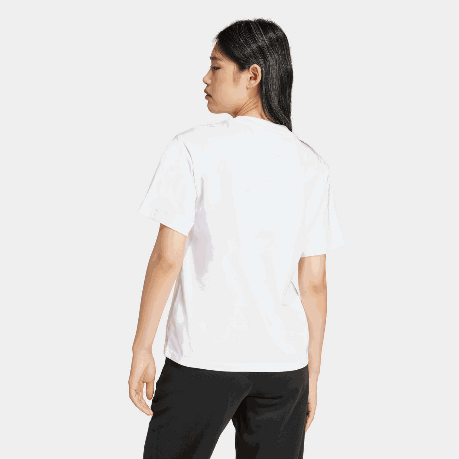 Essentials Small Logo Cotton T-Shirt, t-skjorte, dame - full image 3