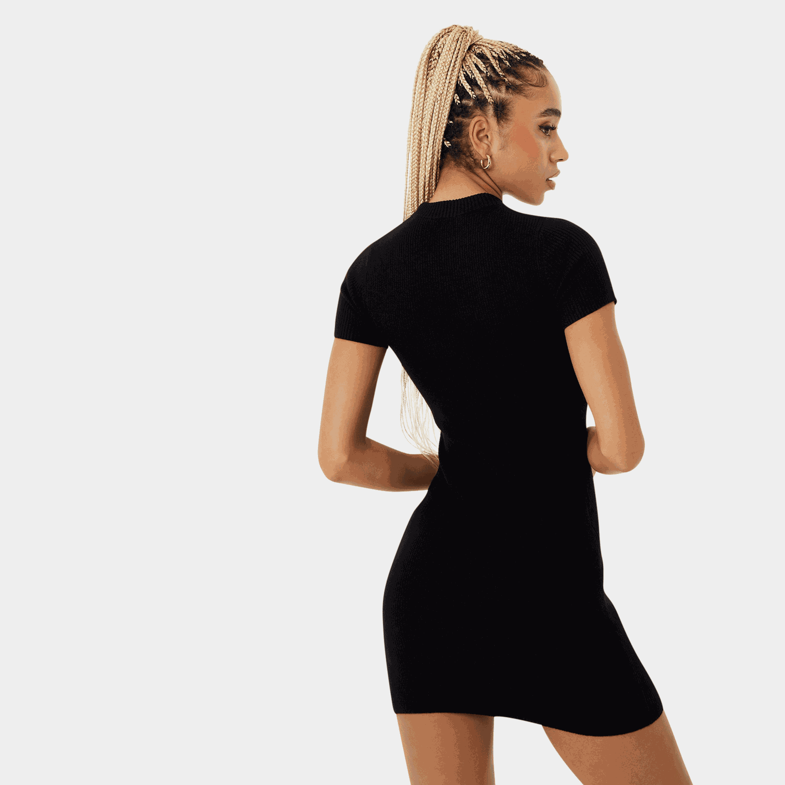 Travel Rib Dress, ribbet kjole, dame - full image 2
