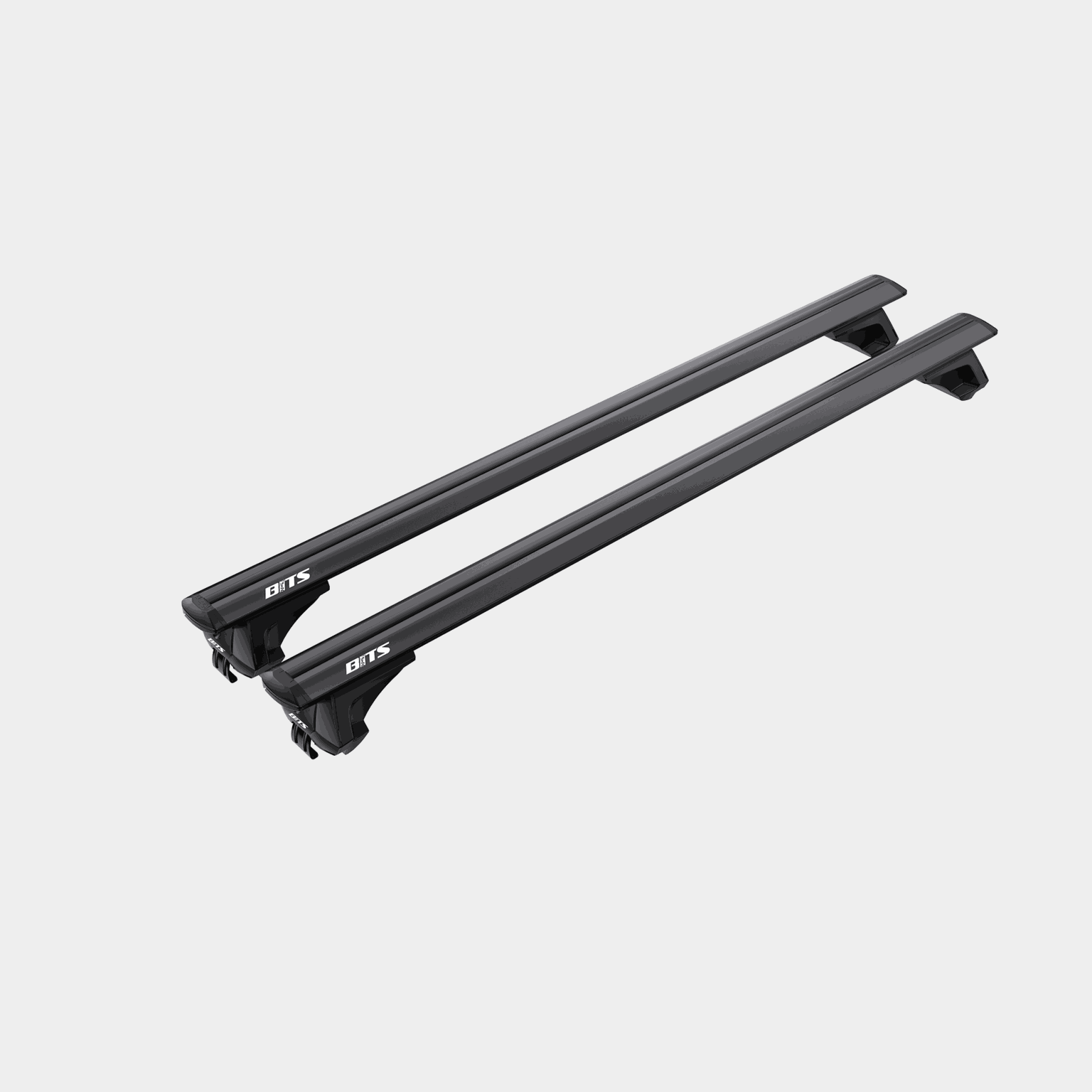 Universal roof rack raised rails T-bar mount 27 26/27, Universelle takstativ med innfelte skinner, T-stangfeste - full image 1