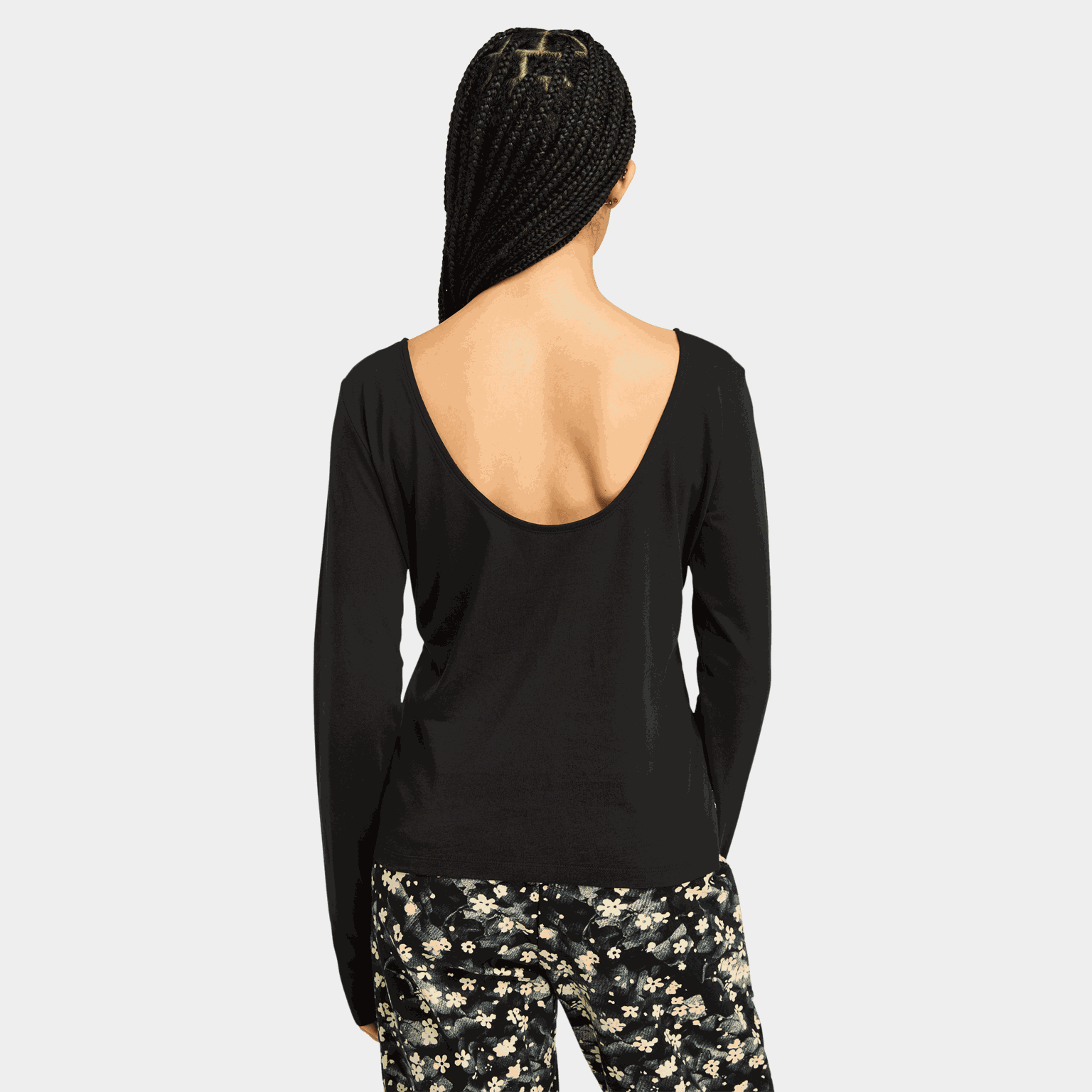 Ls Slim Fit Tee, t-skjorte, dame - full image 3