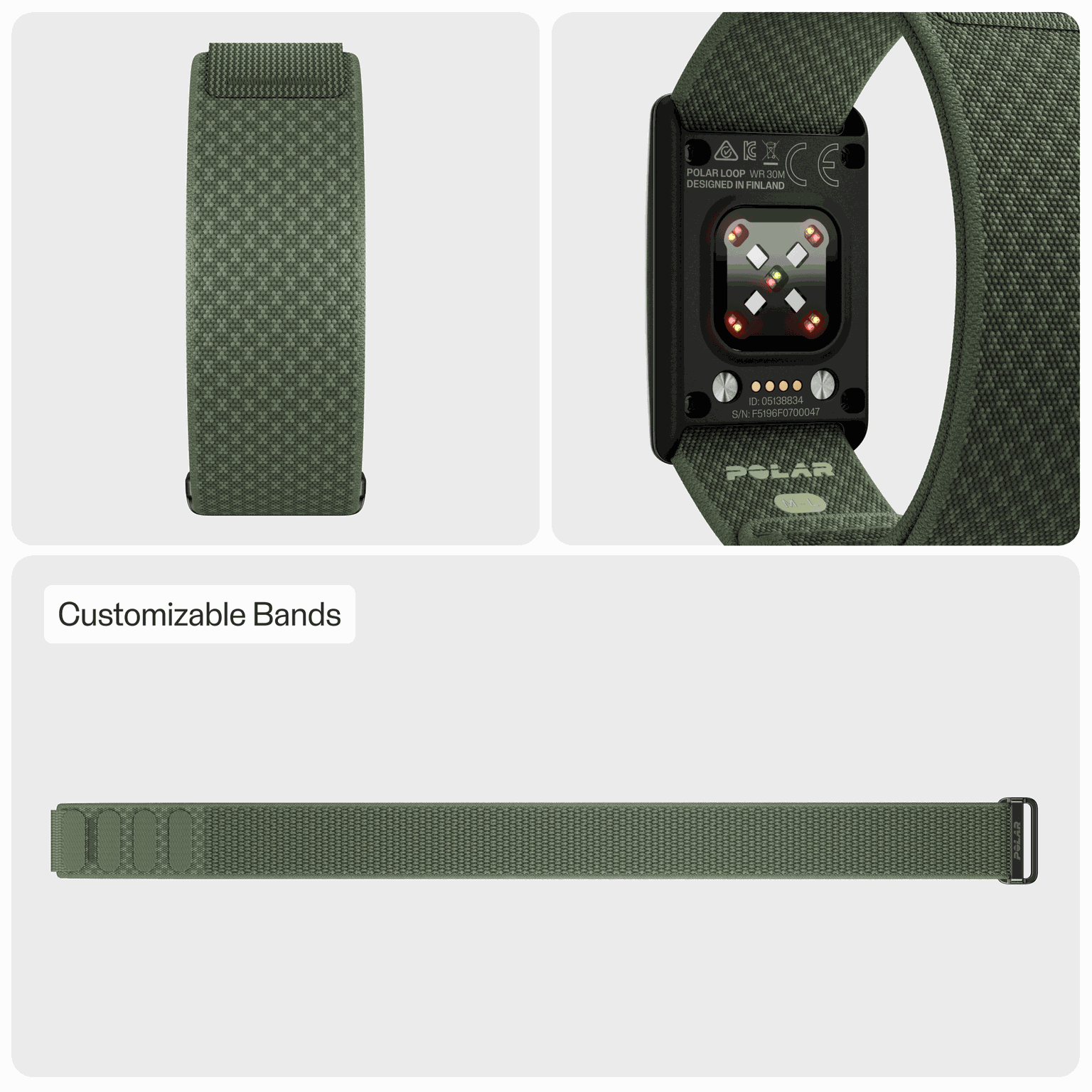 Wristband Loop Gen2 S-L, armbånd til aktivitetsmåler - full image 4