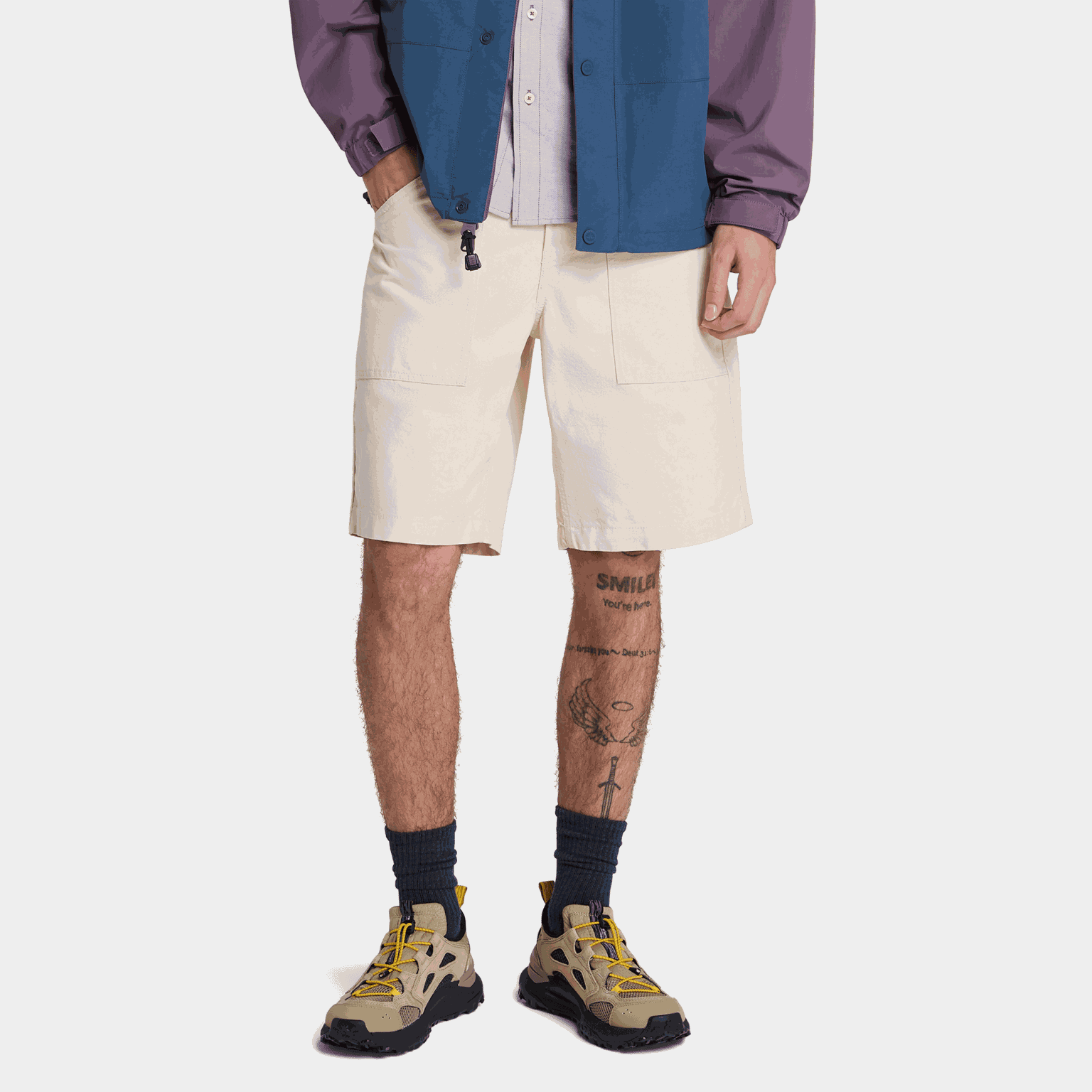 Fatigue Washed Canvas S, shorts, herre - full image 1
