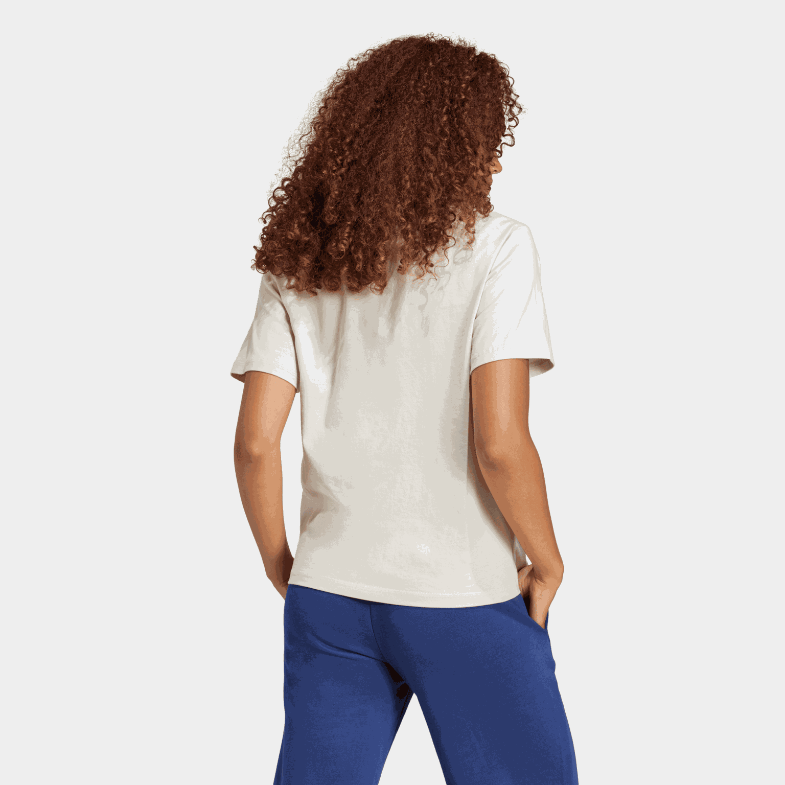 Essentials Small Logo Cotton T-Shirt, t-skjorte, dame - full image 3