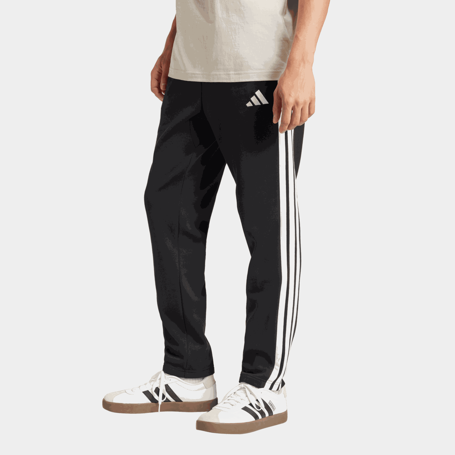 Essential Three Stripes Fleece Pant, joggebukse, herre - full image 2