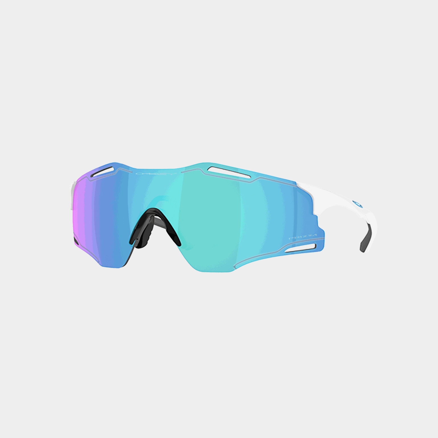 CYBR Zero Prizm™ Polished White, solbriller, sportsbriller - full image 1