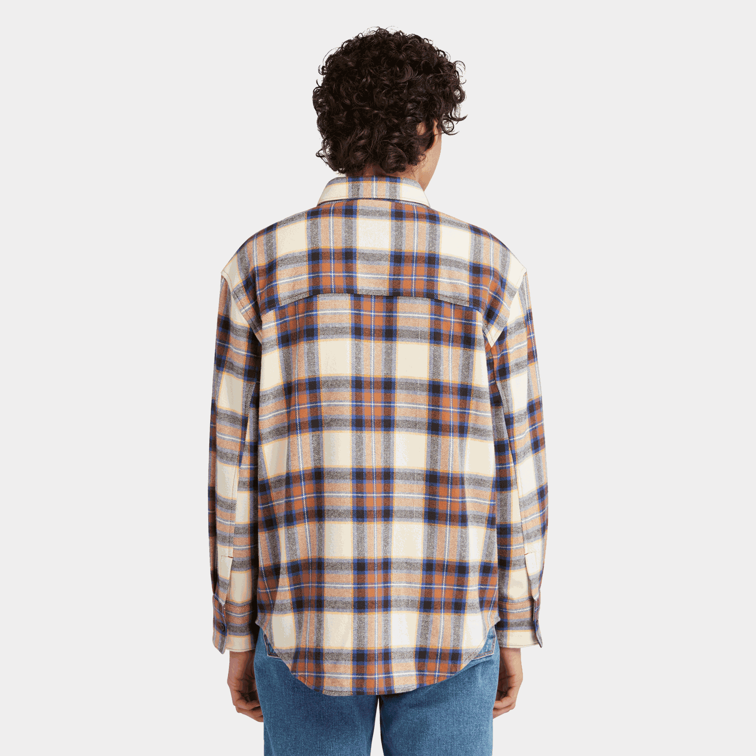 Flannel Overshirt, jakke, dame - full image 2