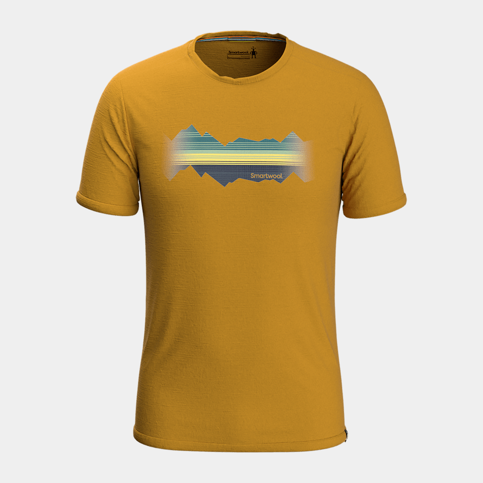 Mountain Horizon Graphic Short Sleeve Tee Slim Fit, t-skjorte herre - full image 1