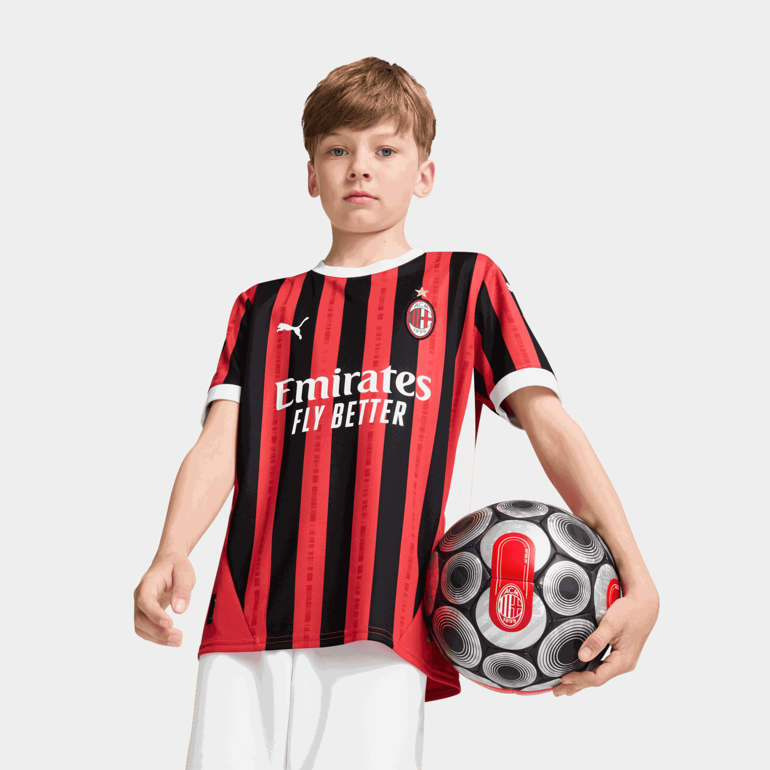 AC Milan Home Jersey Replica Jr, fotballdrakt 24/25 - full image 1