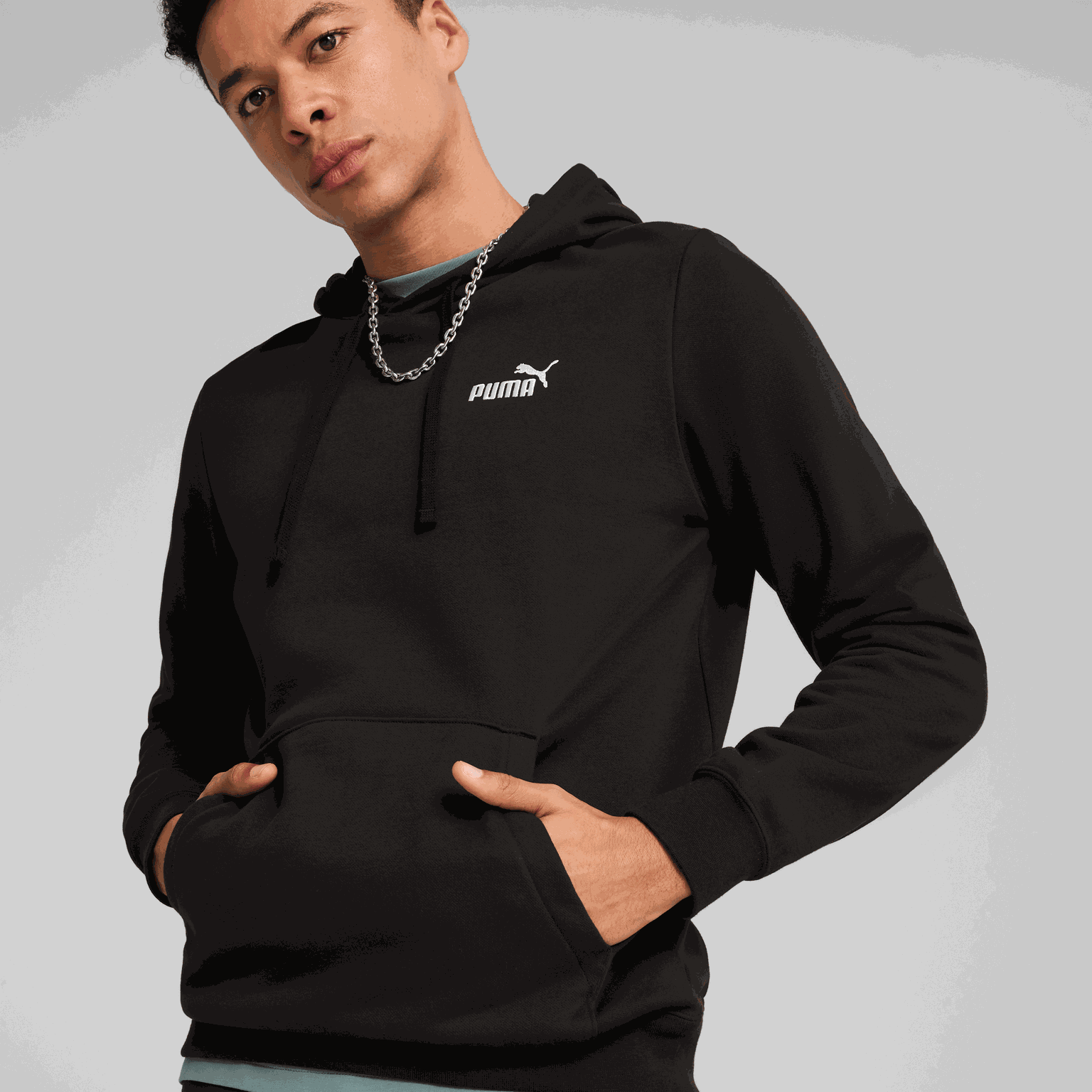Essential Small No. 1 Logo Hoodie FL, hettegenser, herre - full image 2