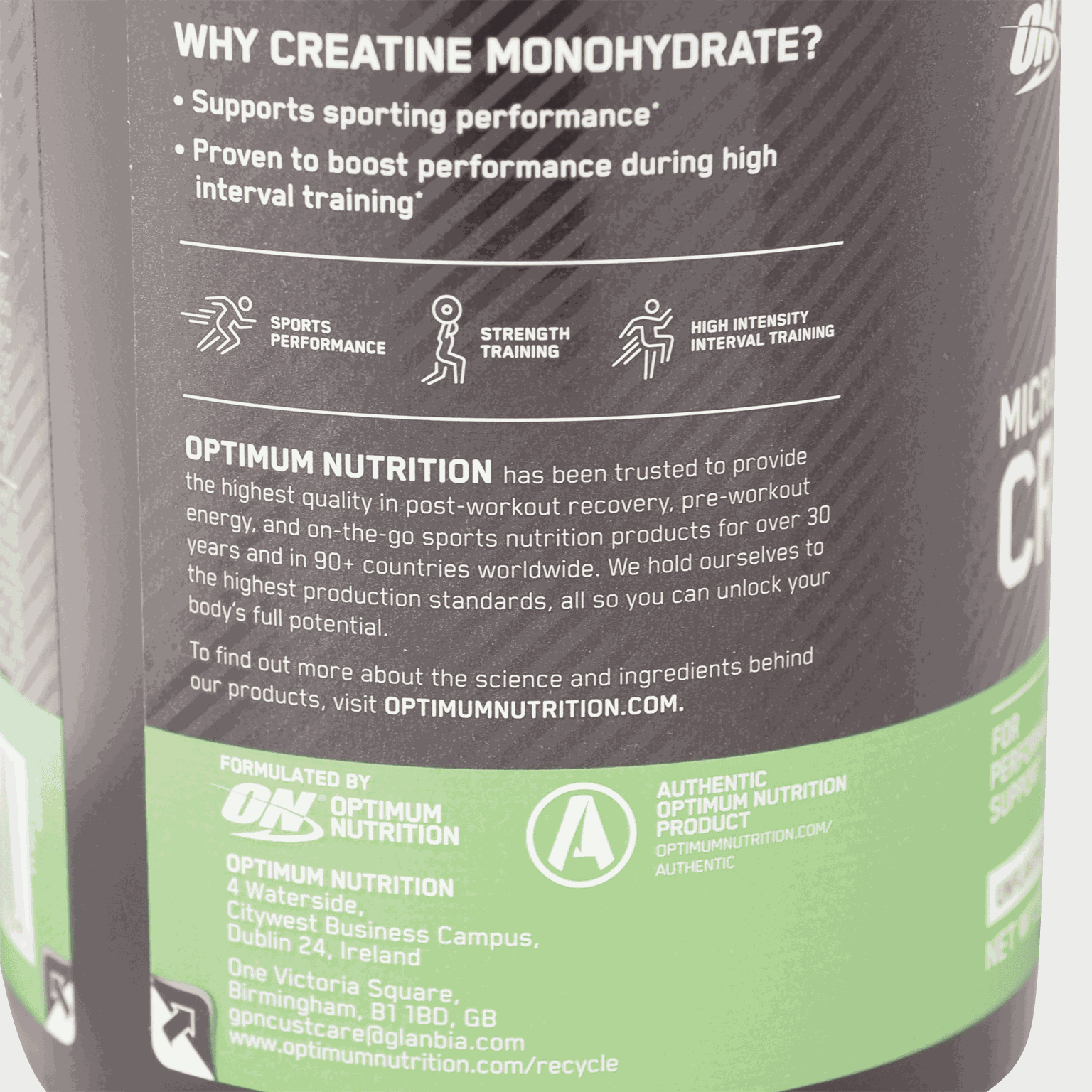 Nutrition Creatine 317g, kosttilskudd - full image 2