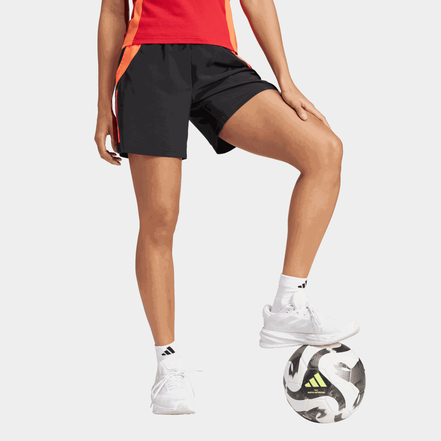 Tiro 24 Competition Downtime Shorts, fotballshorts, dame - full image 1