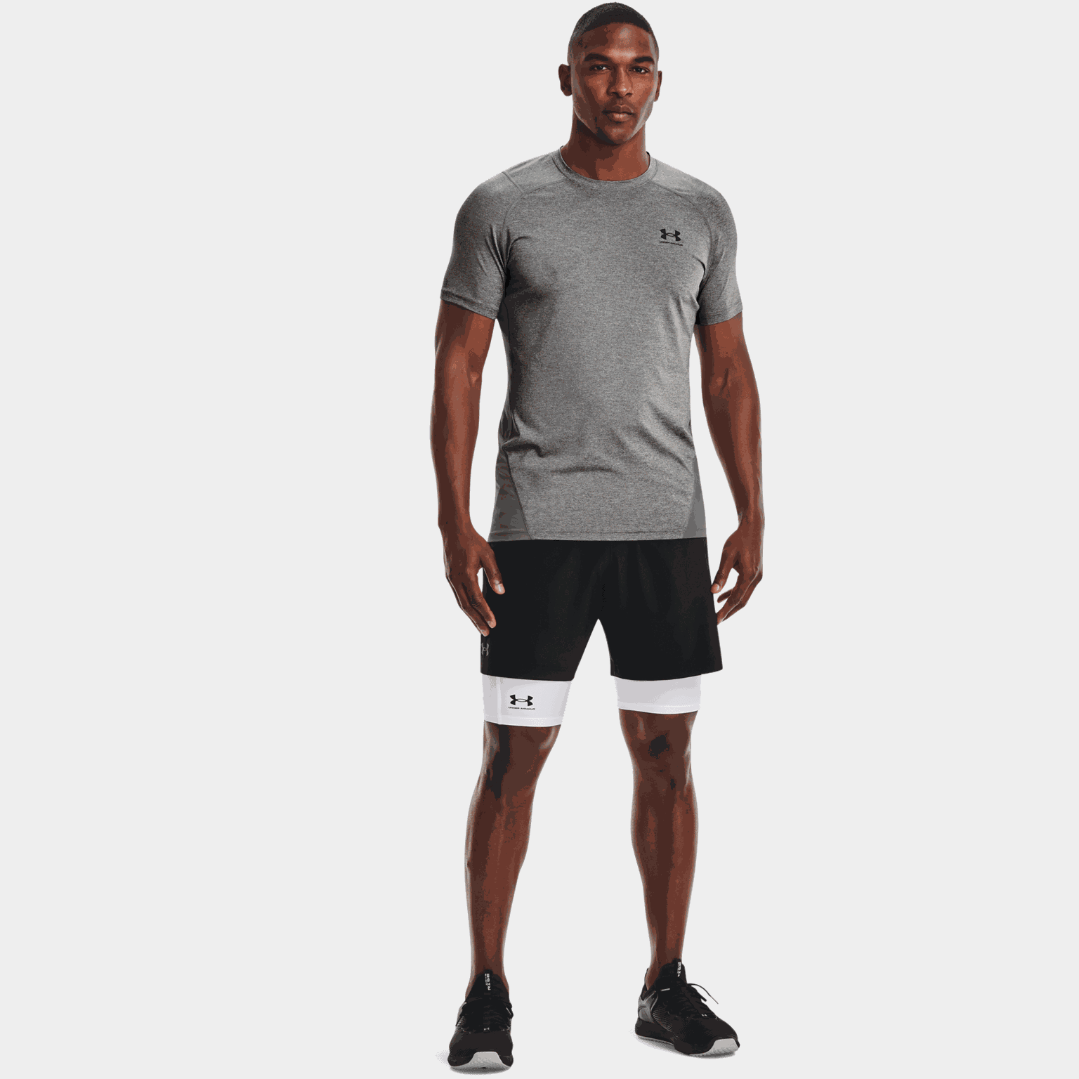 HeatGear® Armour Long Shorts, kompresjonsshorts, herre - full image 1