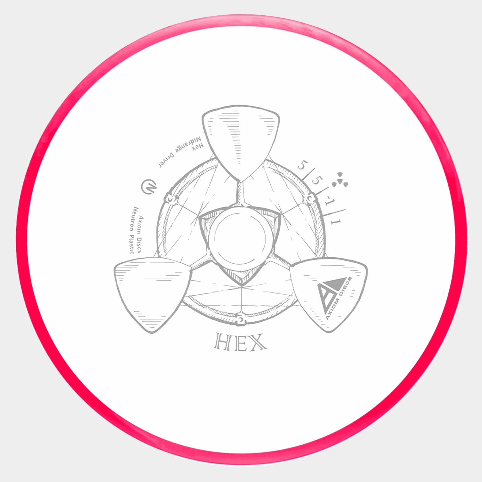 Neutron Midrange Hex (170-175g) - Assorted, midrange, frisbeegolf - full image 1