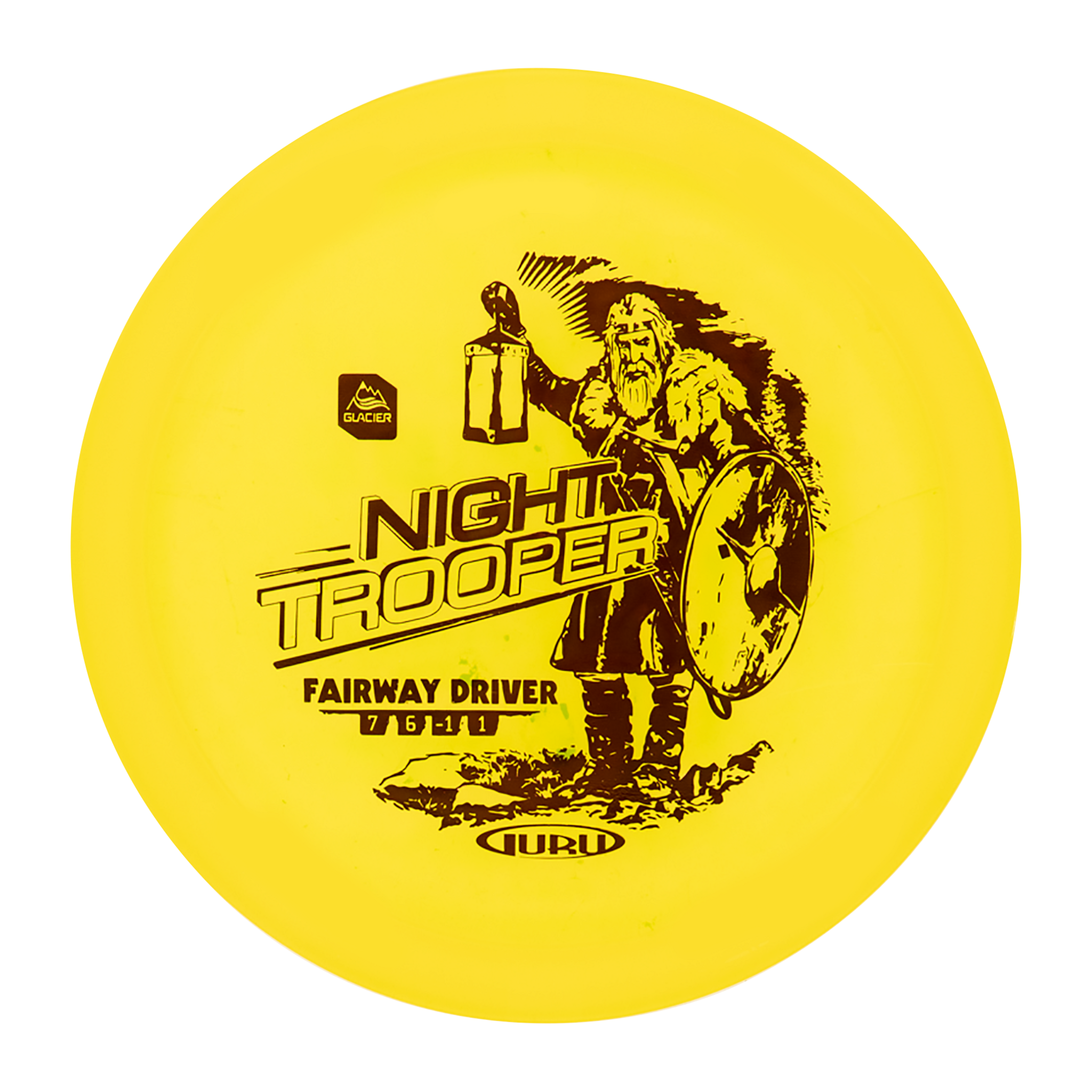 Guru Glacier Line Driver Night Trooper, 170-175g, driver til frisbeegolf