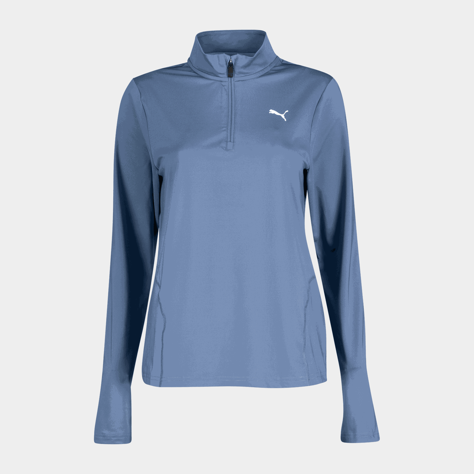 Running ¼ Zip Long Sleeve Tee, treningsgenser, dame - full image 2