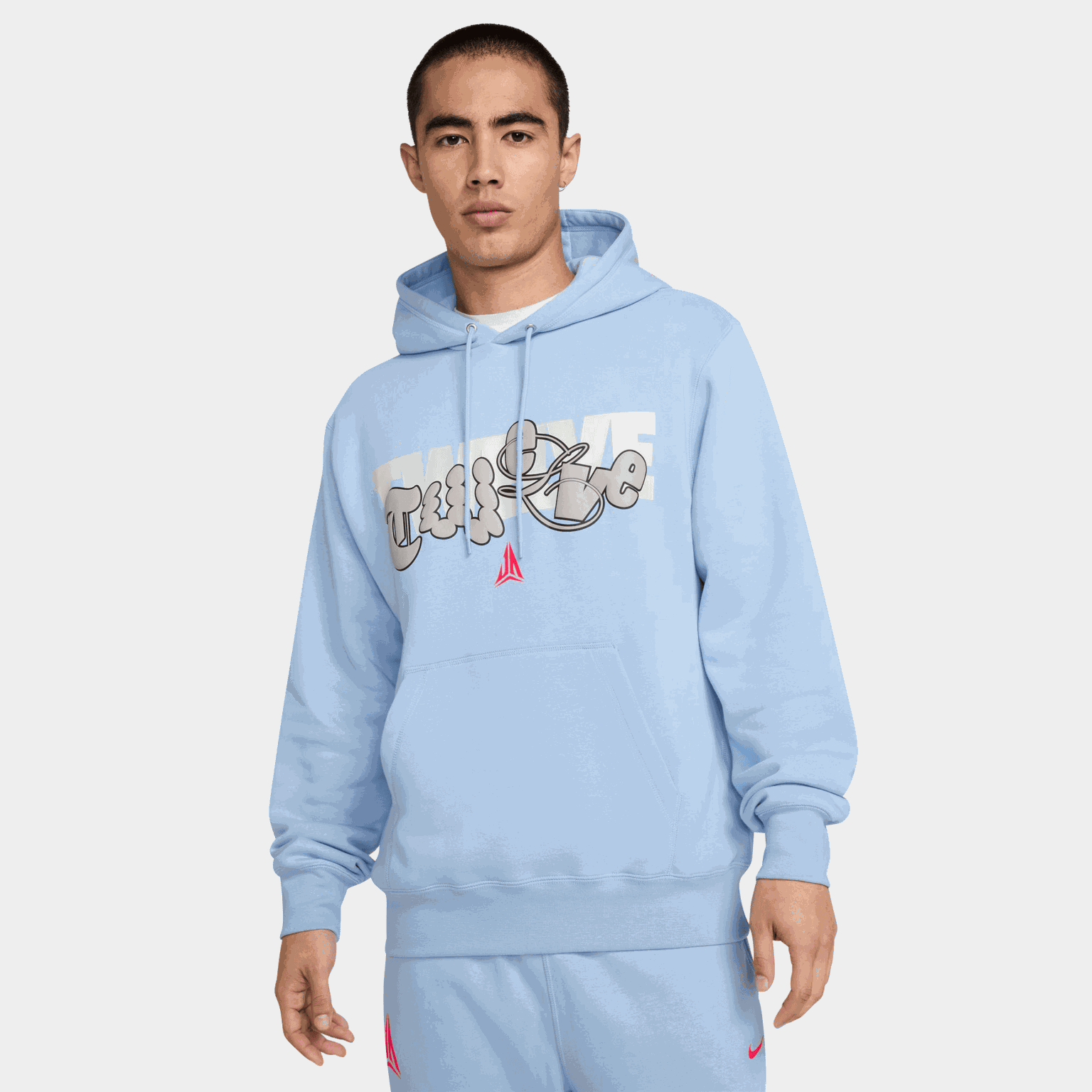 Fleece Basketball Hoodie, hettegenser, herre - full image 1