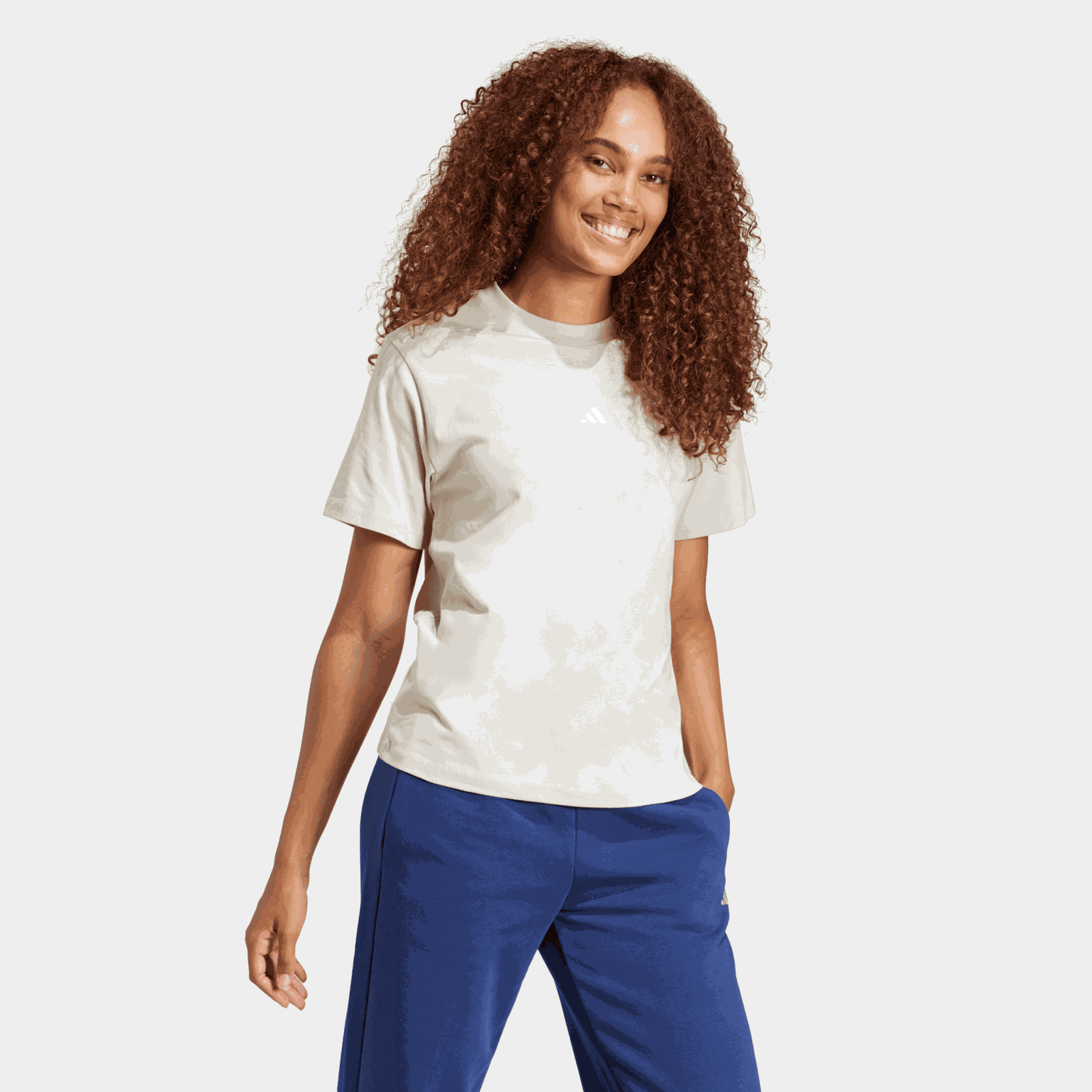 Essentials Small Logo Cotton T-Shirt, t-skjorte, dame - full image 2