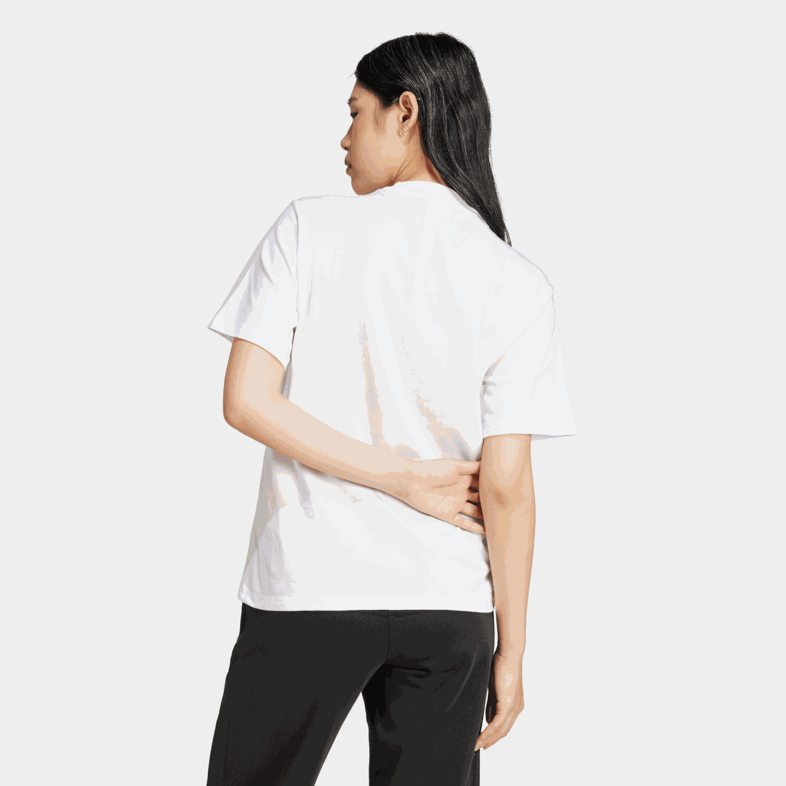Essentials Big Logo Cotton T-Shirt, t-skjorte, dame - full image 3