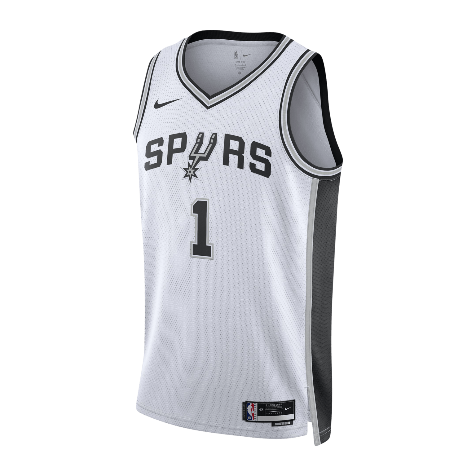 Nike San Antonio Spurs Dri-FIT Swingman Jersey Associtation Edition 22, basketballsinglet, herre