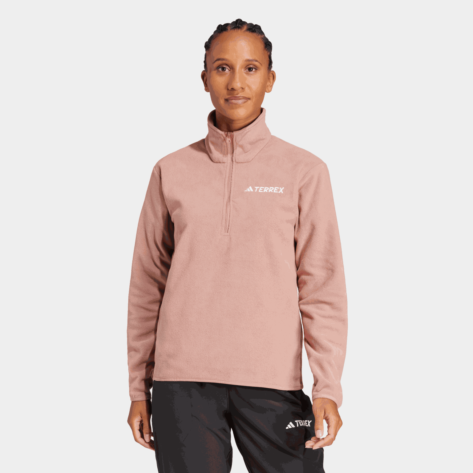 Multi Essentials 1/2 Zip Fleece Jacket, fleecegenser, dame - full image 1
