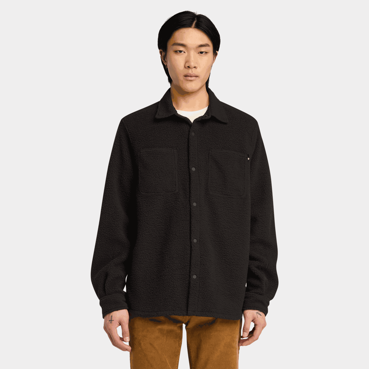 Fleece Overshirt, fleeceskjorte - full image 2
