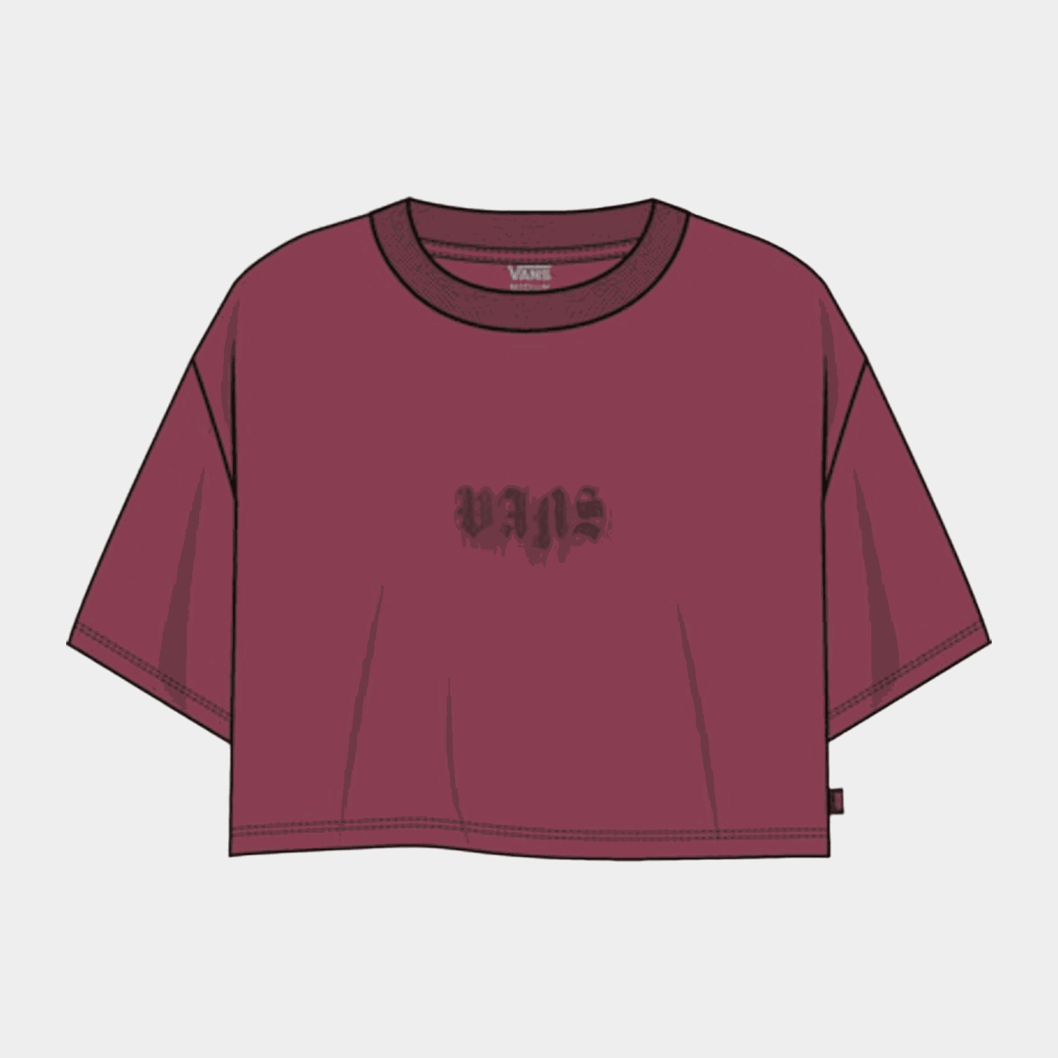Nightwash Relax Crop T-Shirt, t-skjorte, dame - full image 1
