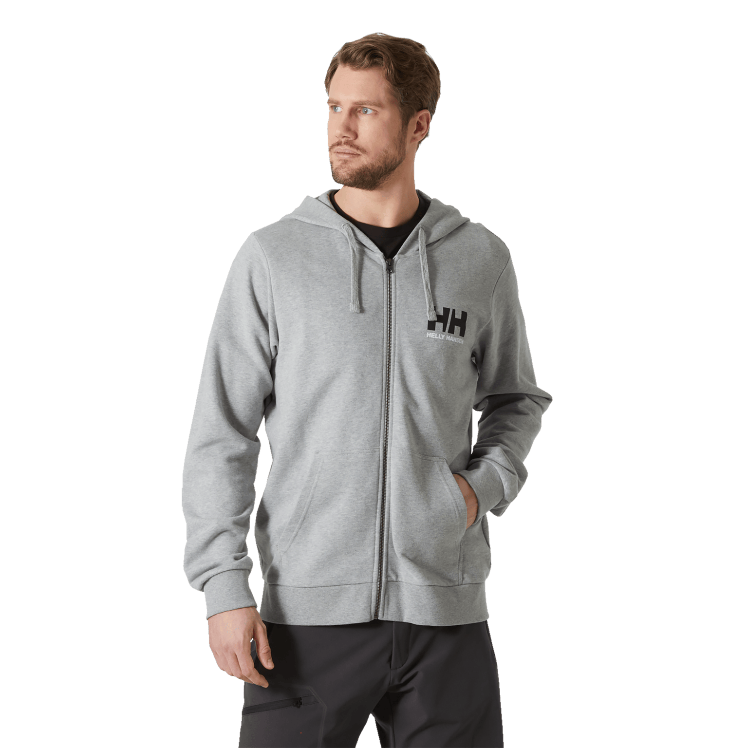 Helly Hansen HH Logo Full Zip Hoodie 2.0, hettejakke, herre