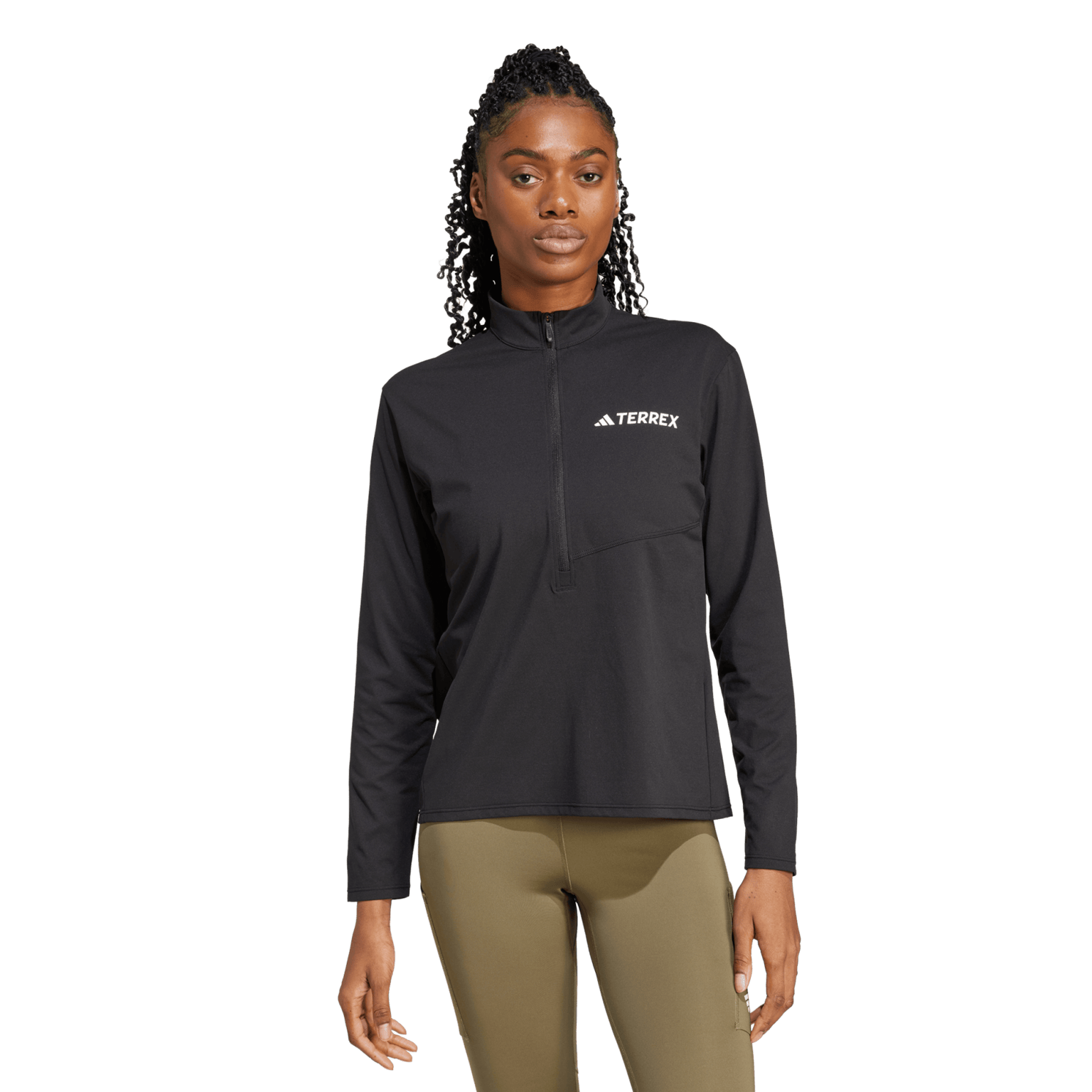adidas Terrex Multi Climacool 1/2 Zip Long Sleeve, langermet t-skjorte, dame