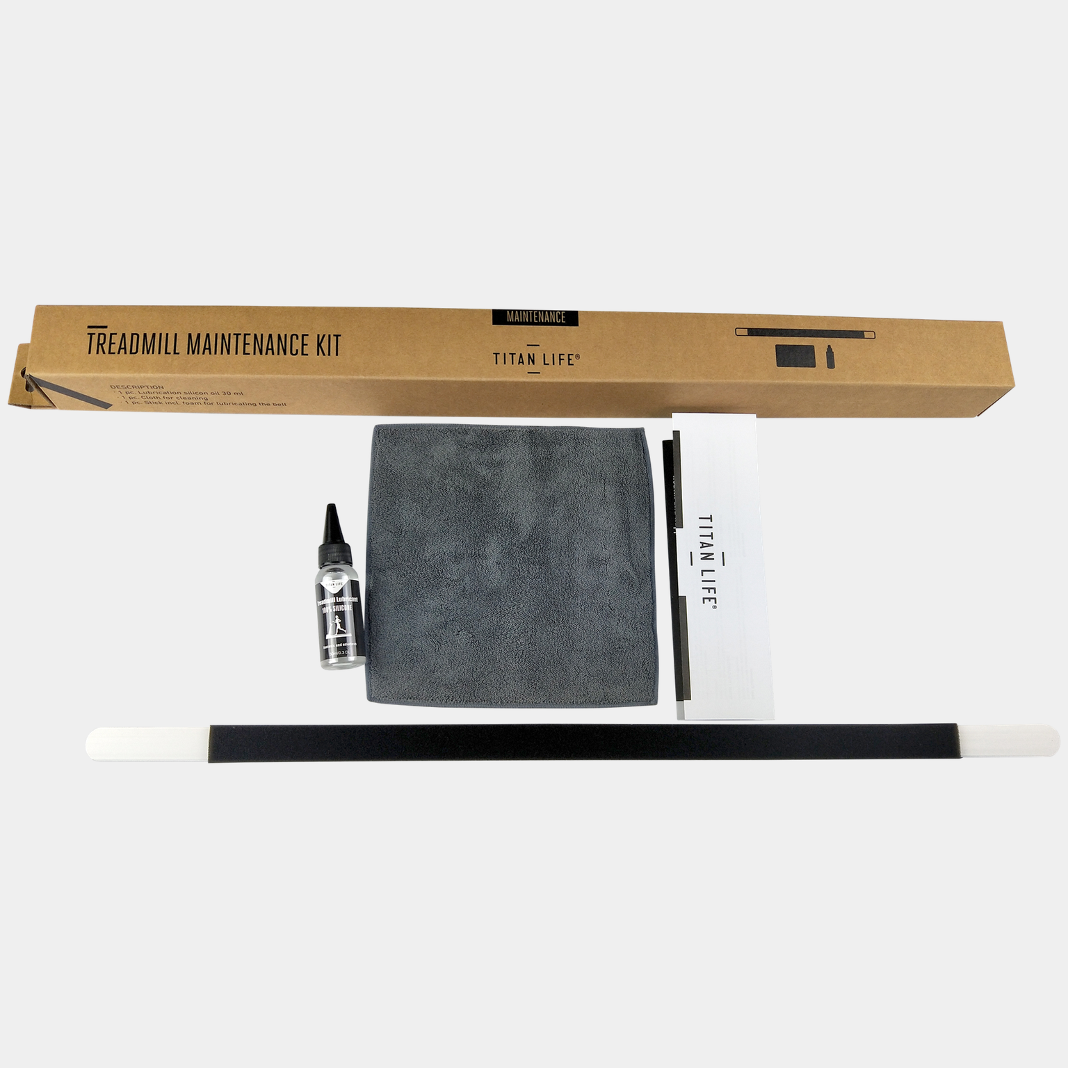 Treadmill Cleaning and Maintenance Kit, vedlikeholdssett, tredemølle - full image 1
