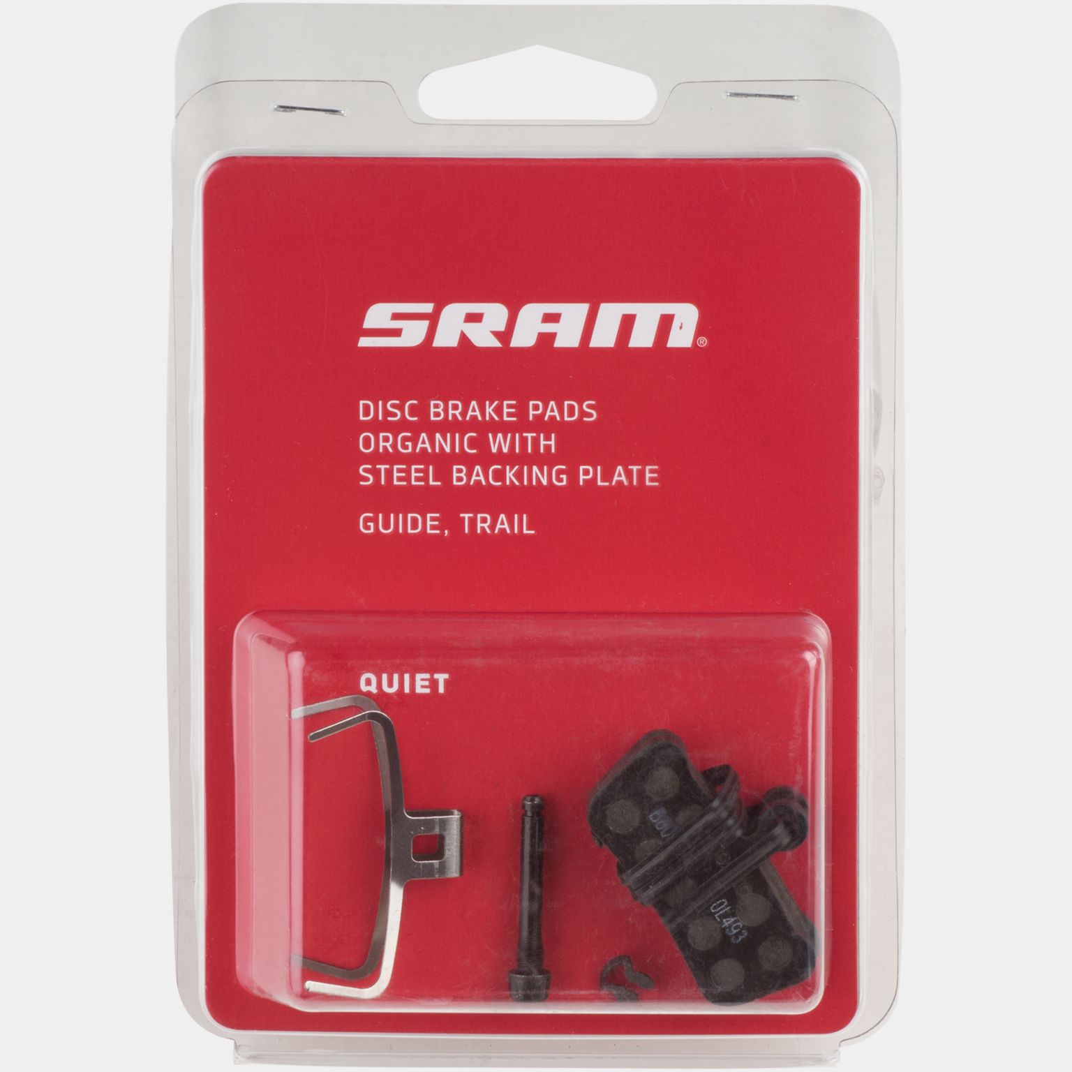 Disc Brake Pad Set for Trail/Guide/G2 For Trail/Guide/G2 Organic Pad, bremseklosser - full image 1