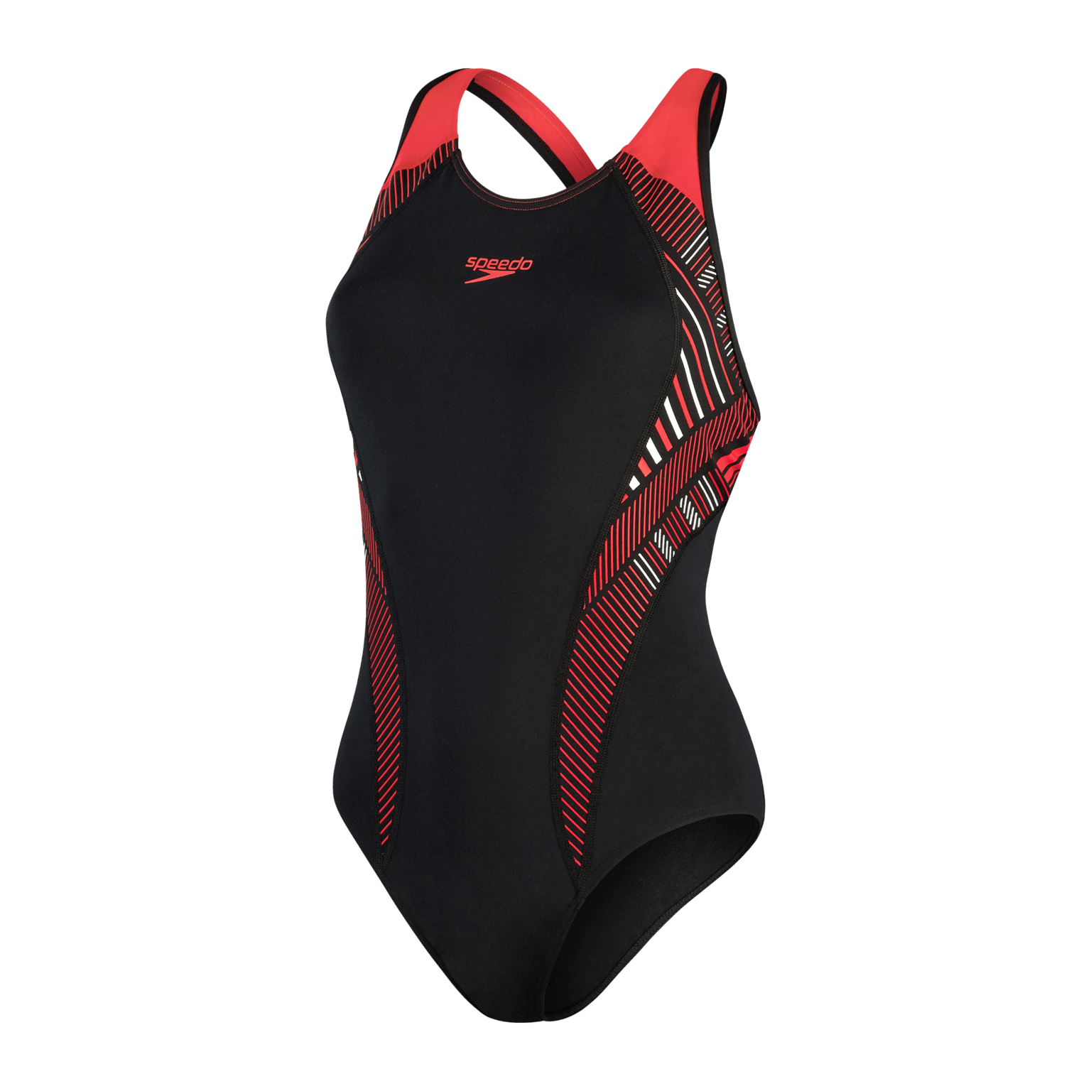 Speedo Womens Placement Laneback, badedrakt, dame