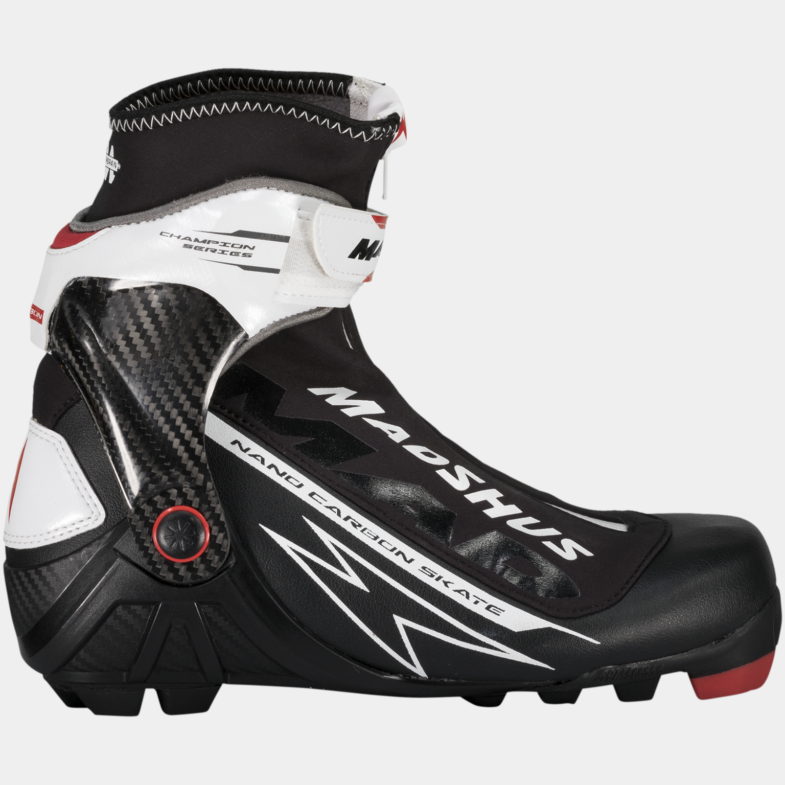 Nano Carbon Skate 19/20, skøytestøvel - Langrennsko - Svart | XXL