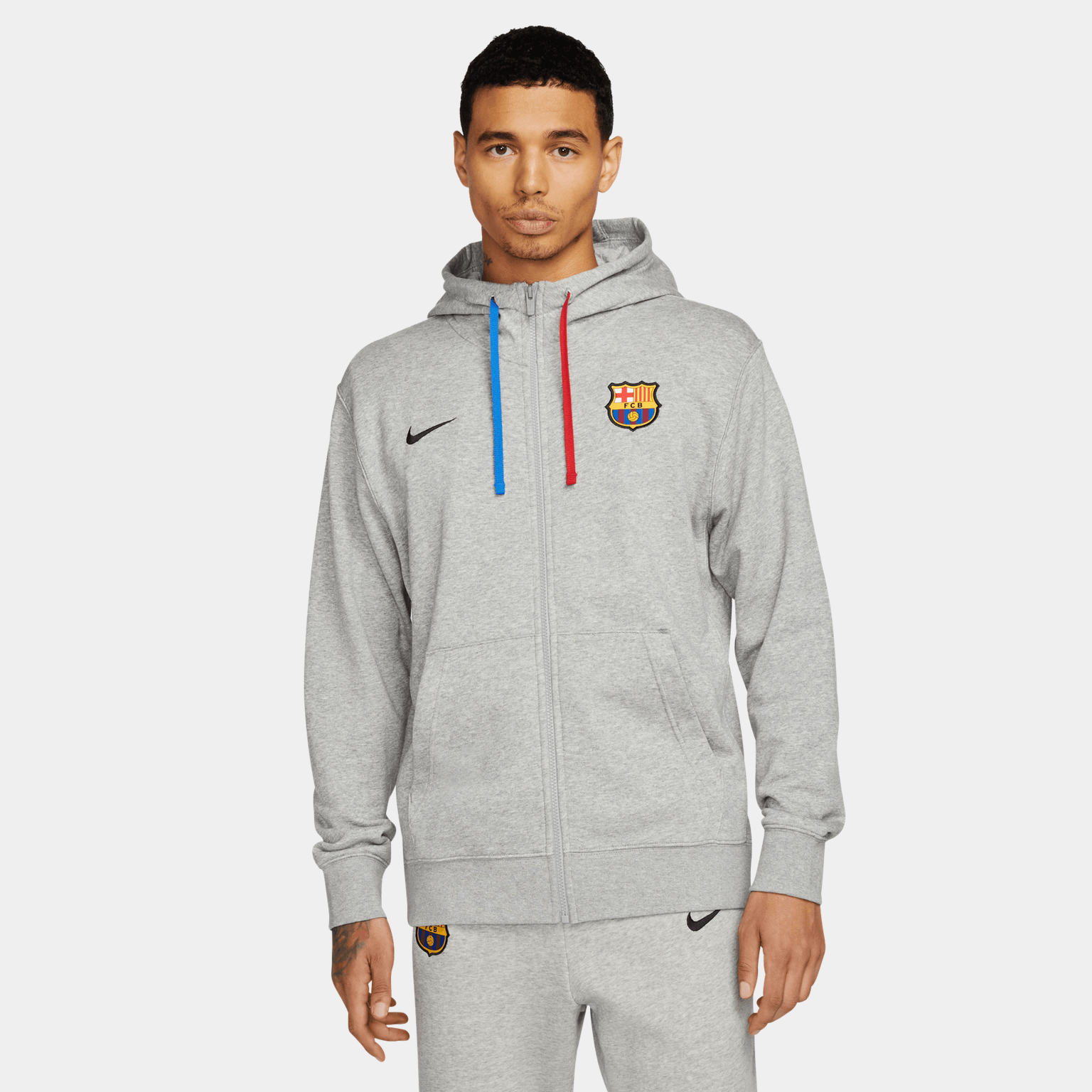FC Barcelona NSW Club Hoodie Full Zip FT Champions League