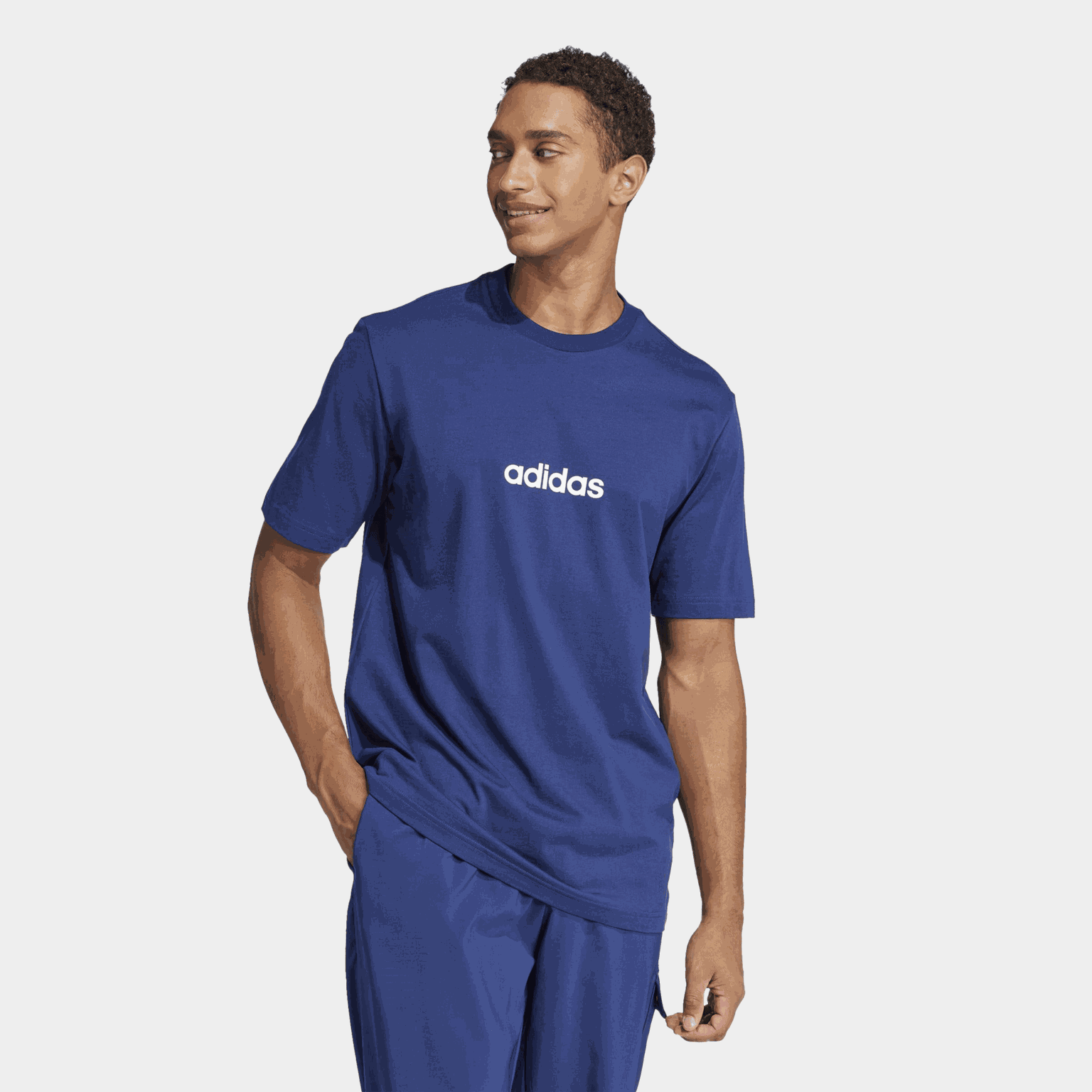 Essentials Single Jersey Logo T-Shirt, t-skjorte, herre - full image 1