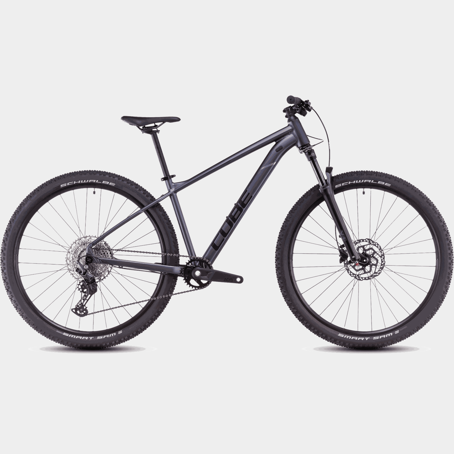 Attention Pro Metallicgrey´N´Black 25, hardtail-terrengsykkel - full image 1