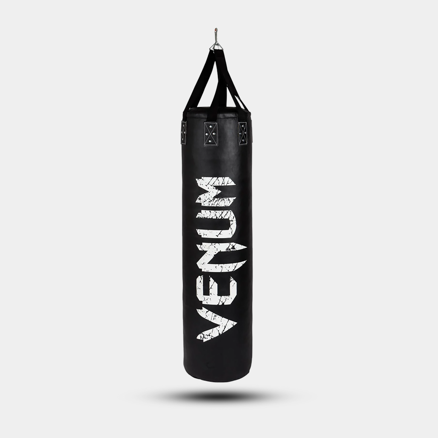 Challenger Heavy bag + Ceiling Hook - Black/White - Filled - 130cm, boksesekk - full image 2