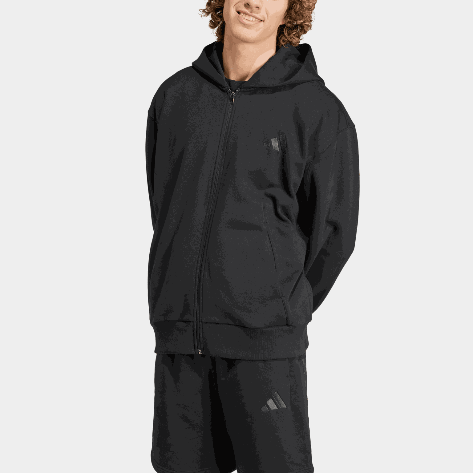 ALL SZN Fleece Full-Zip Hoodie, hettejakke, herre - full image 4