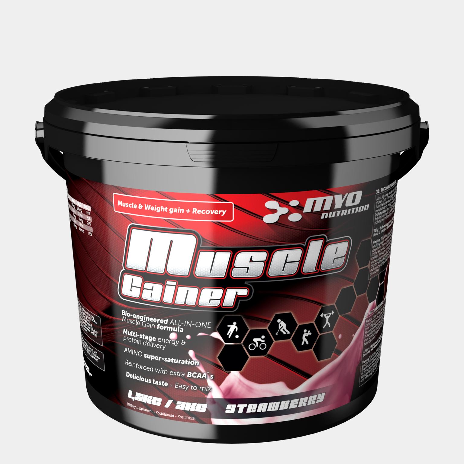 Muscle Gainer, 3kg - Gainer - Muscle Gainer, 3kg | XXL