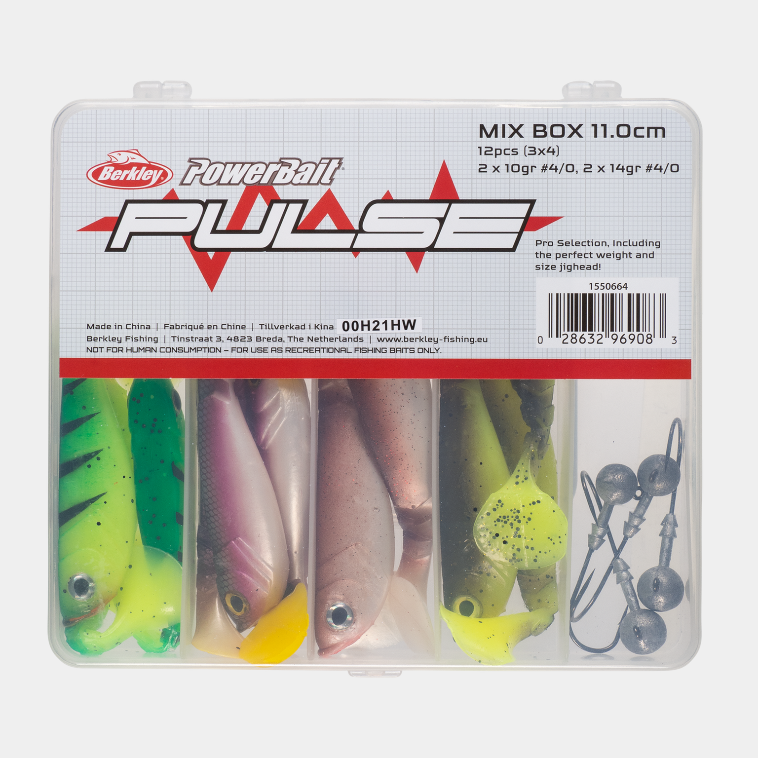 Pulse Shad Box 11cm Incl. Jigheads, jiggsett - full image 2