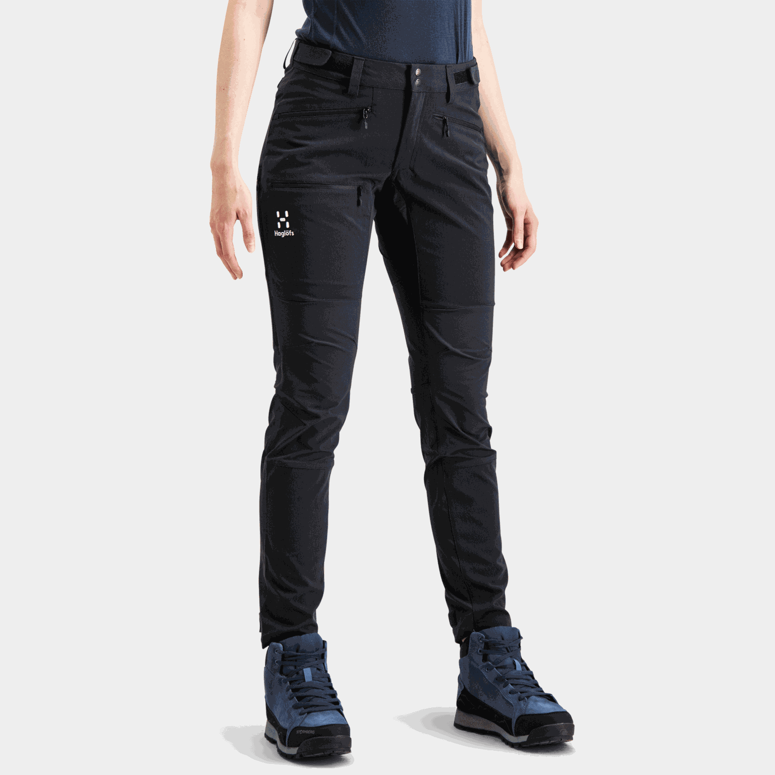 Zircon Slim Pant, softshellbukse, turbukse, dame - full image 1