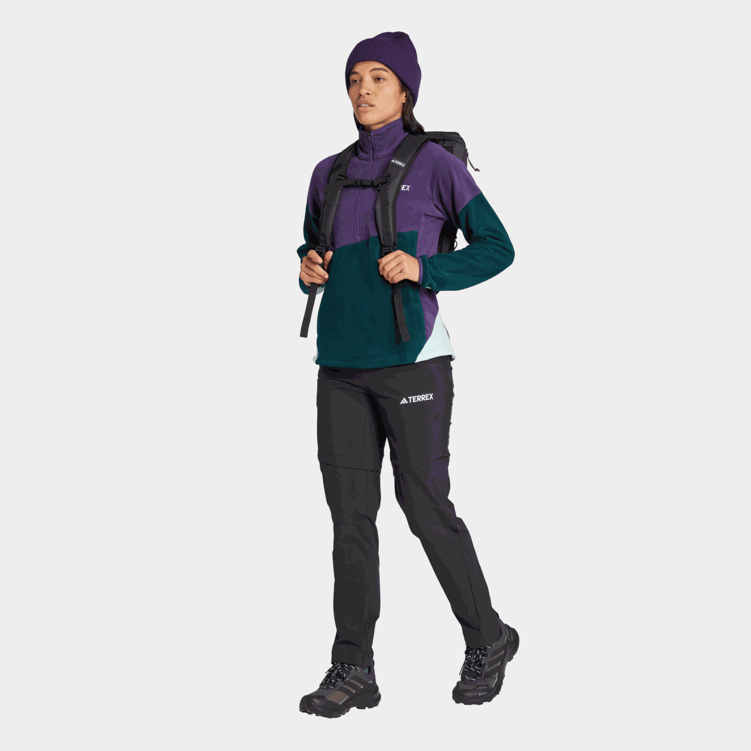 Terrex Multi Climawarm Fleece Anorak, fleecejakke, dame - full image 4