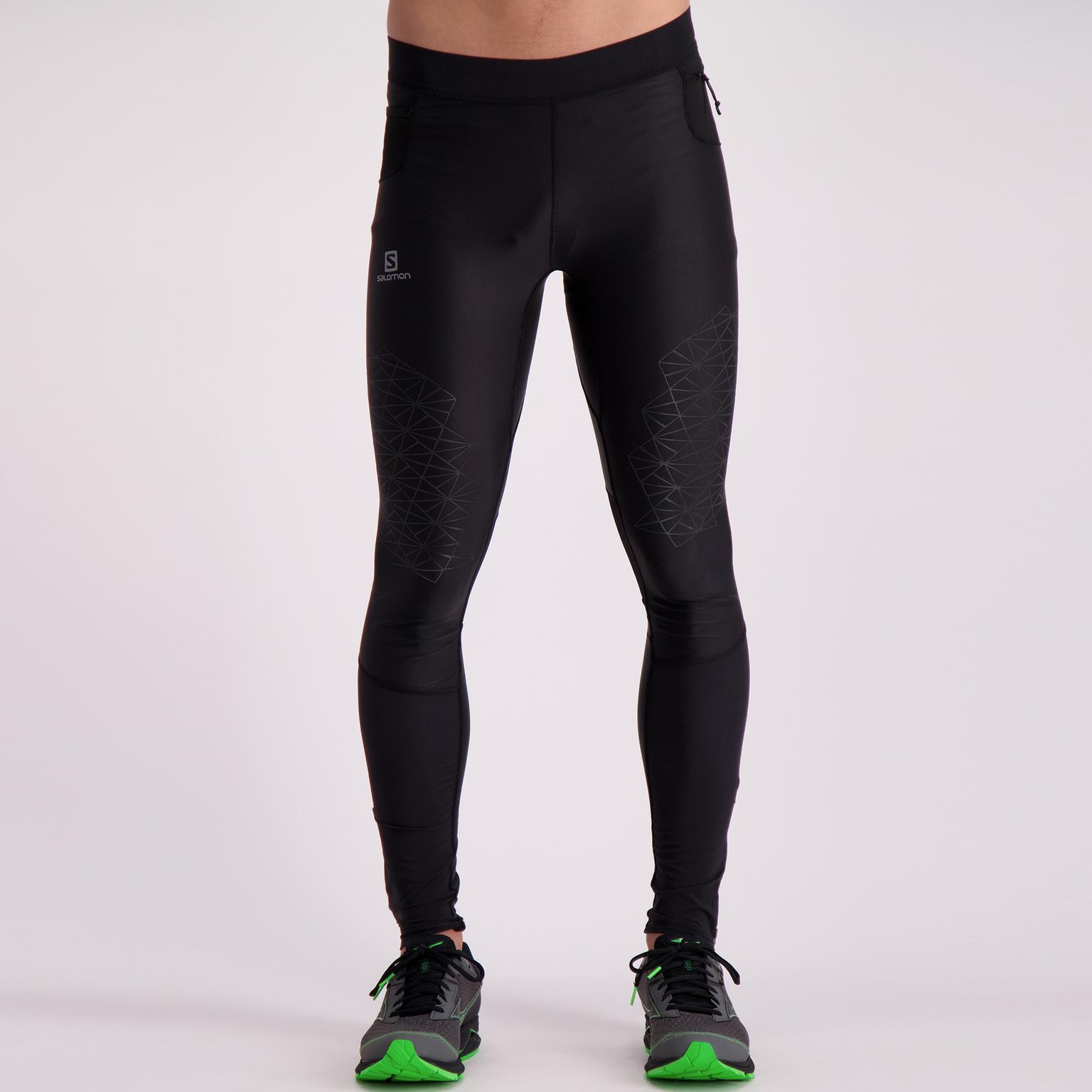 Fast Wing Long Tights, treningstights herre - Treningstights - Svart | XXL